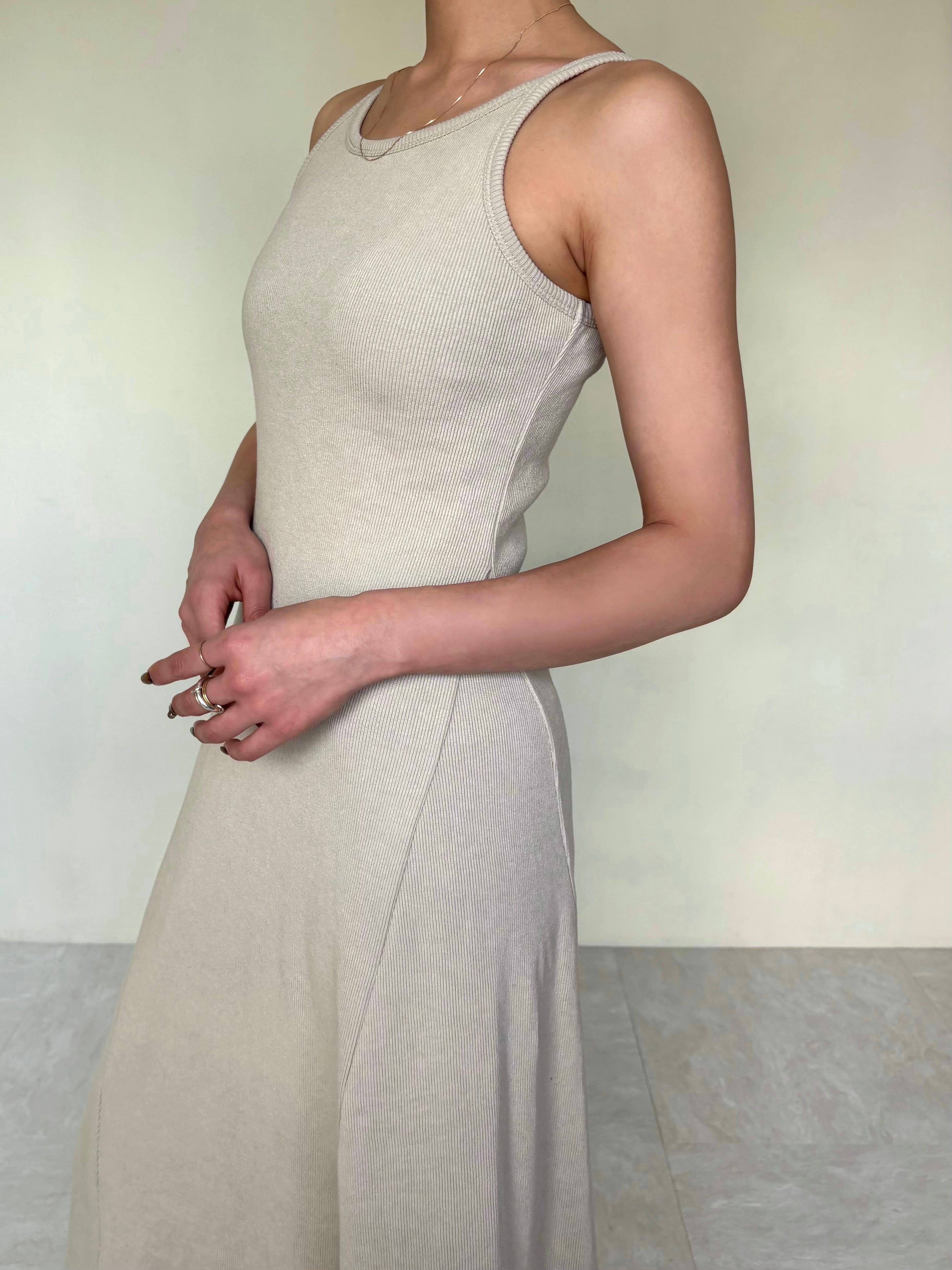 ワンピース efu RIBBED CAMISOLE DRESS RIBBED CAMISOLE DRESS | efu(エフ)official通販サイト – efu