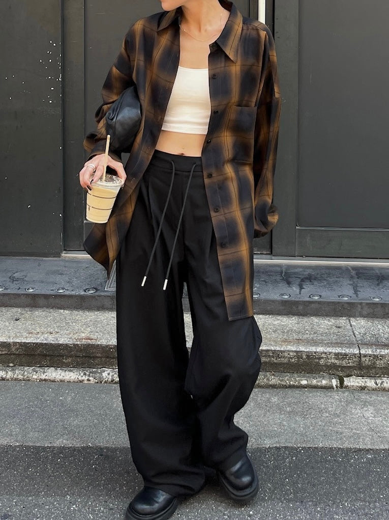 トップス efu FADE CHACK OVER SHIRT FADE CHECK OVER SHIRT | efu(エフ)official通販サイト – efu official