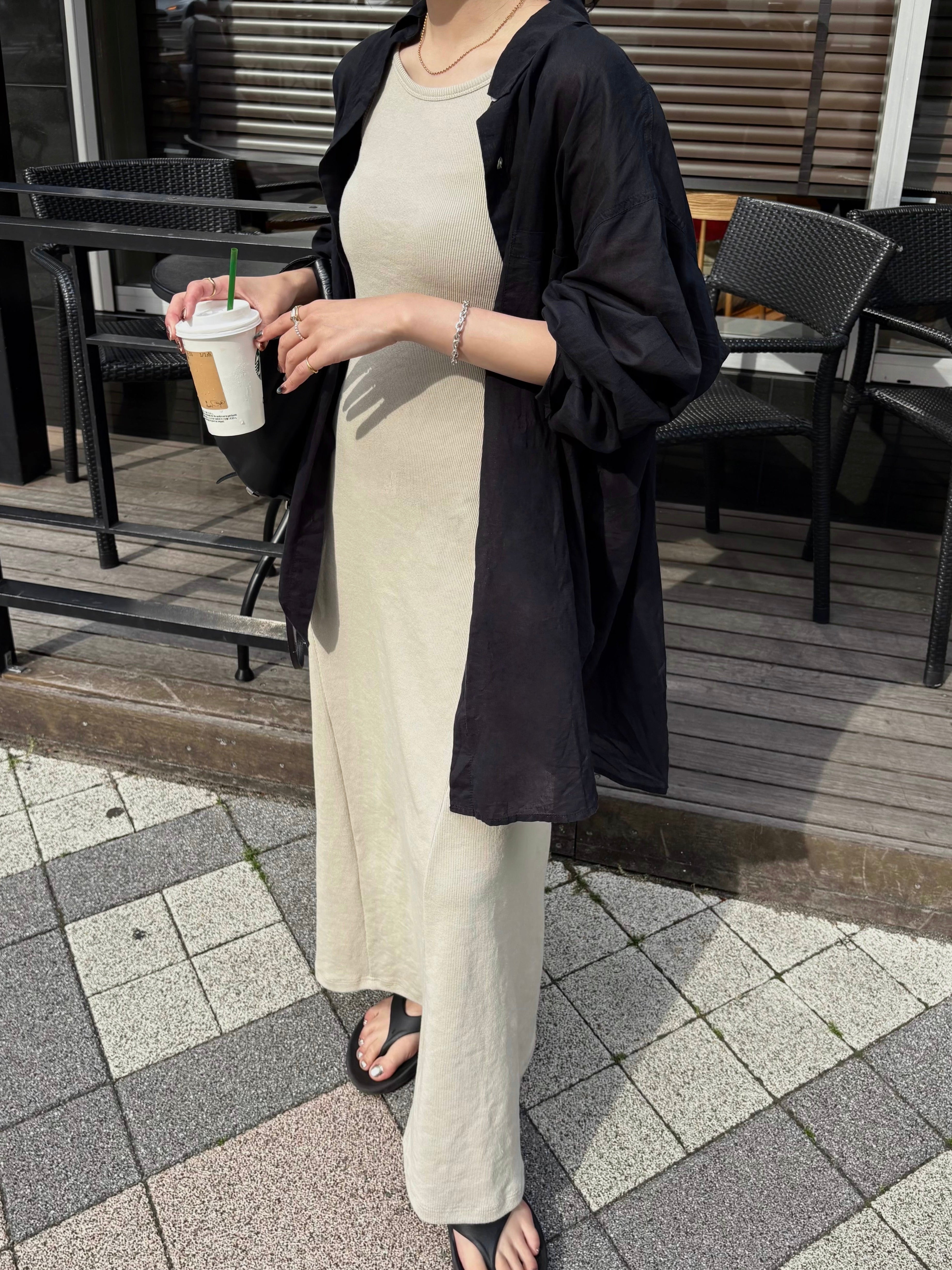 RIBBED CAMISOLE DRESS | efu(エフ)official通販サイト – efu