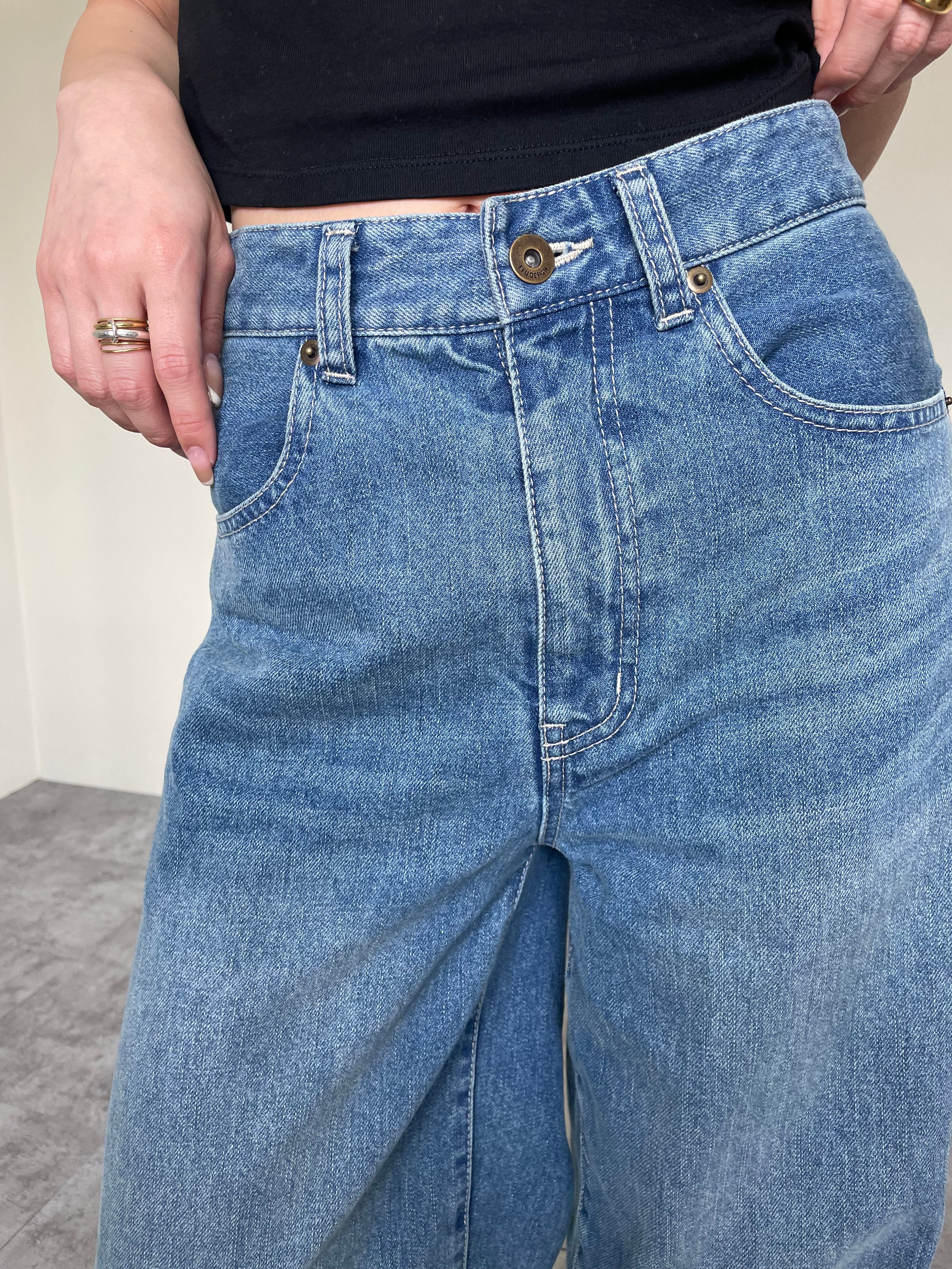HIGH WAIST SLIM WIDE DENIM | efu(エフ)official通販サイト