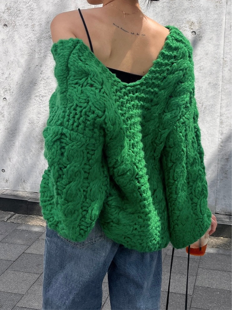efu HAND CABLE KNIT ニット セーター efu HAND CABLE KNIT ニット セーター