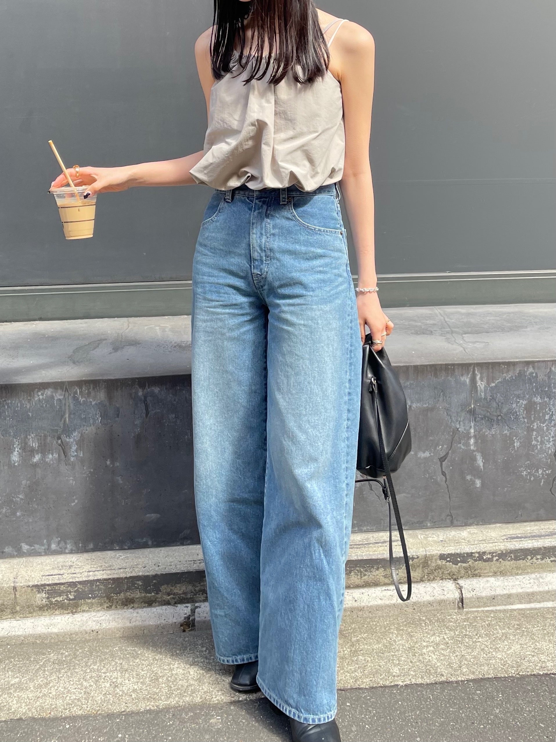 efu エフ HIGH WAIST SLIM WIDE DENIM HIGH WAIST SLIM WIDE DENIM | efu(エフ)official通販サイト