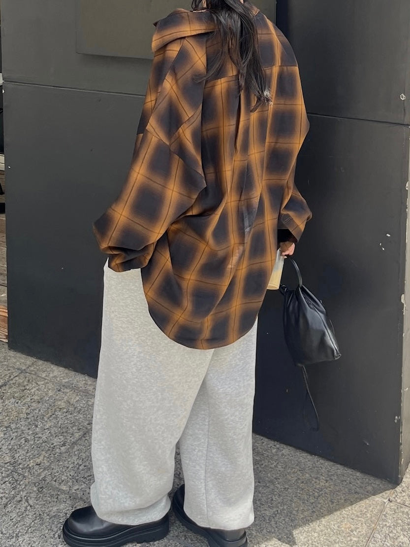 FADE CHECK OVER SHIRT | efu(エフ)official通販サイト – efu official