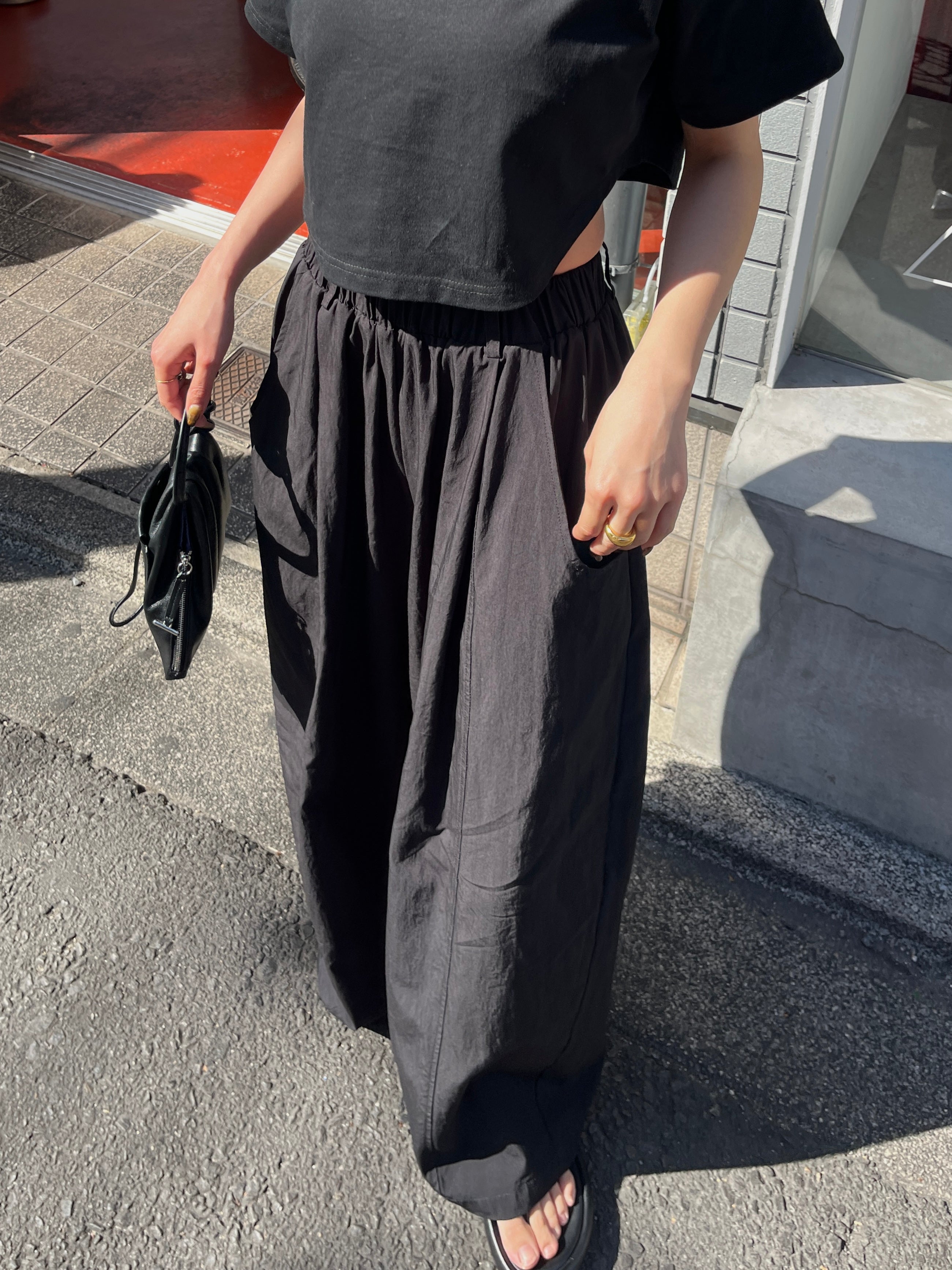 【美品】efu POCKET DESIGN EASY PANTS ブラック POCKET DESIGN EASY PANTS | efu(エフ)official通販サイト – efu