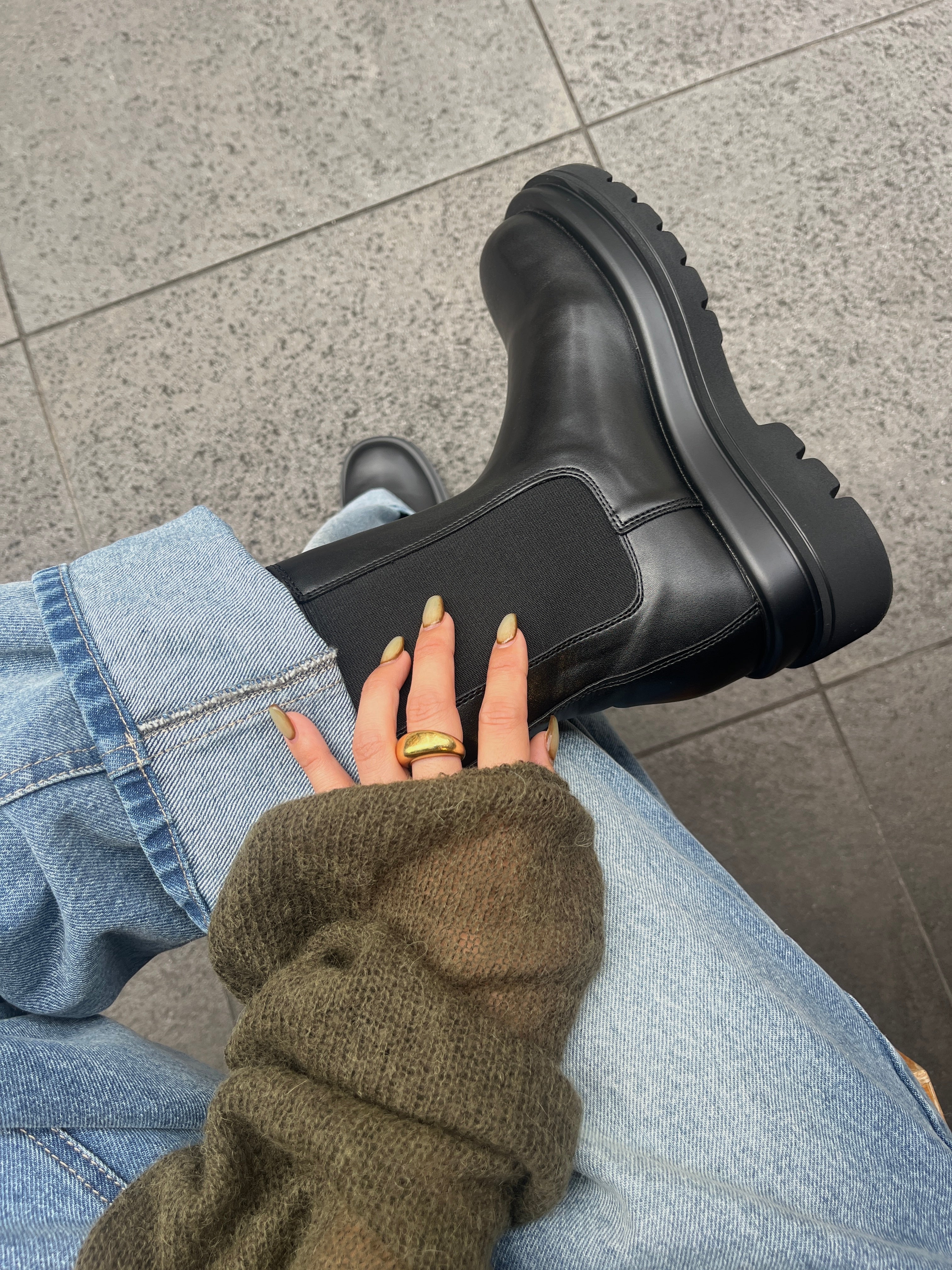 PLATFORM SIDE GORE BOOTS | efu(エフ)official通販サイト – efu official