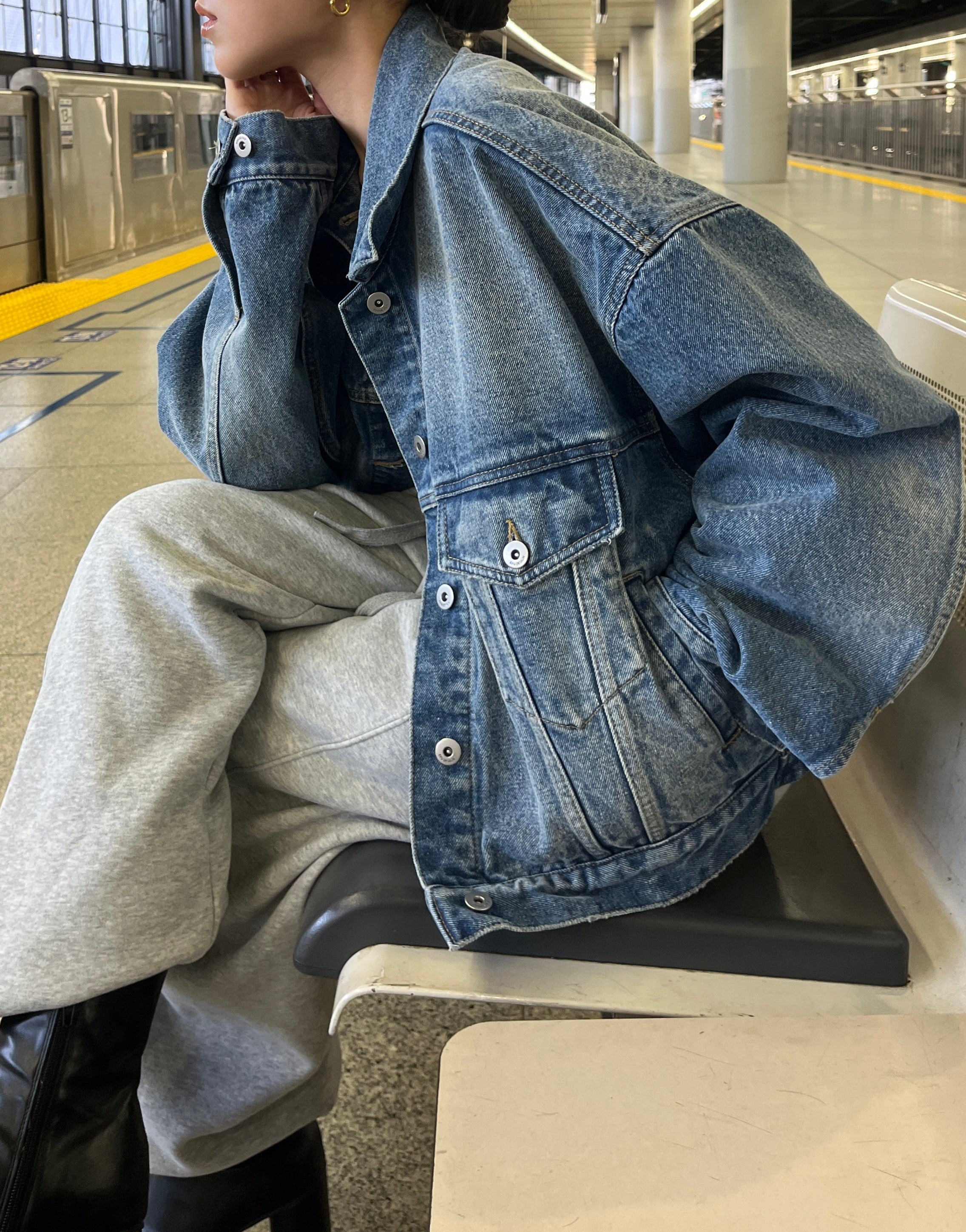 VINTAGE WIDE DENIM JACKET | efu(エフ)official通販サイト – efu official