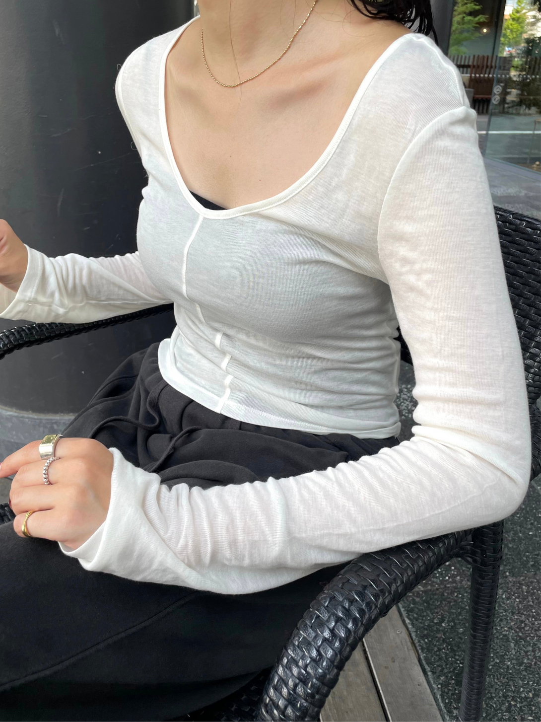model 160cm / size free