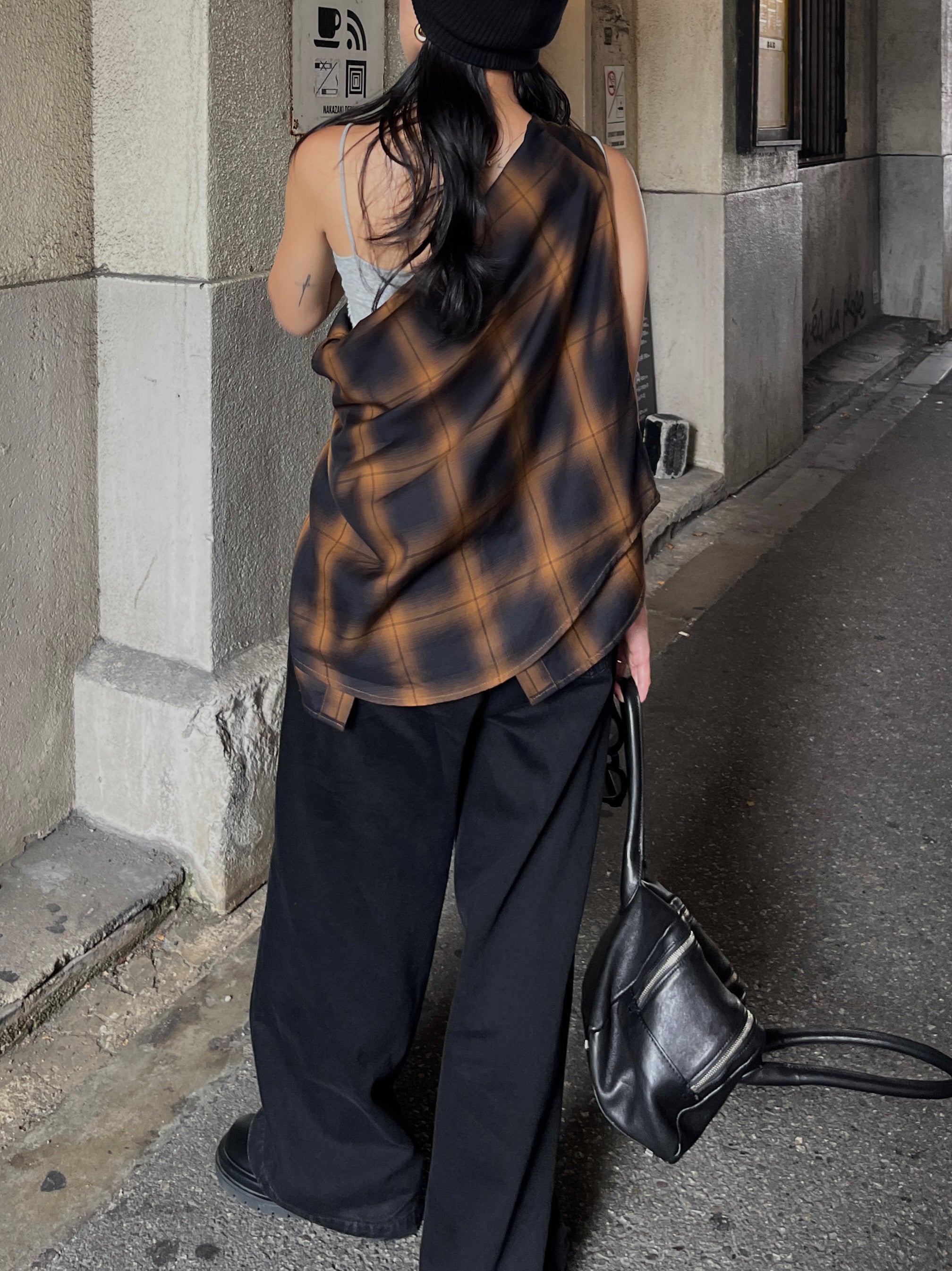 FADE CHECK OVER SHIRT | efu(エフ)official通販サイト – efu official