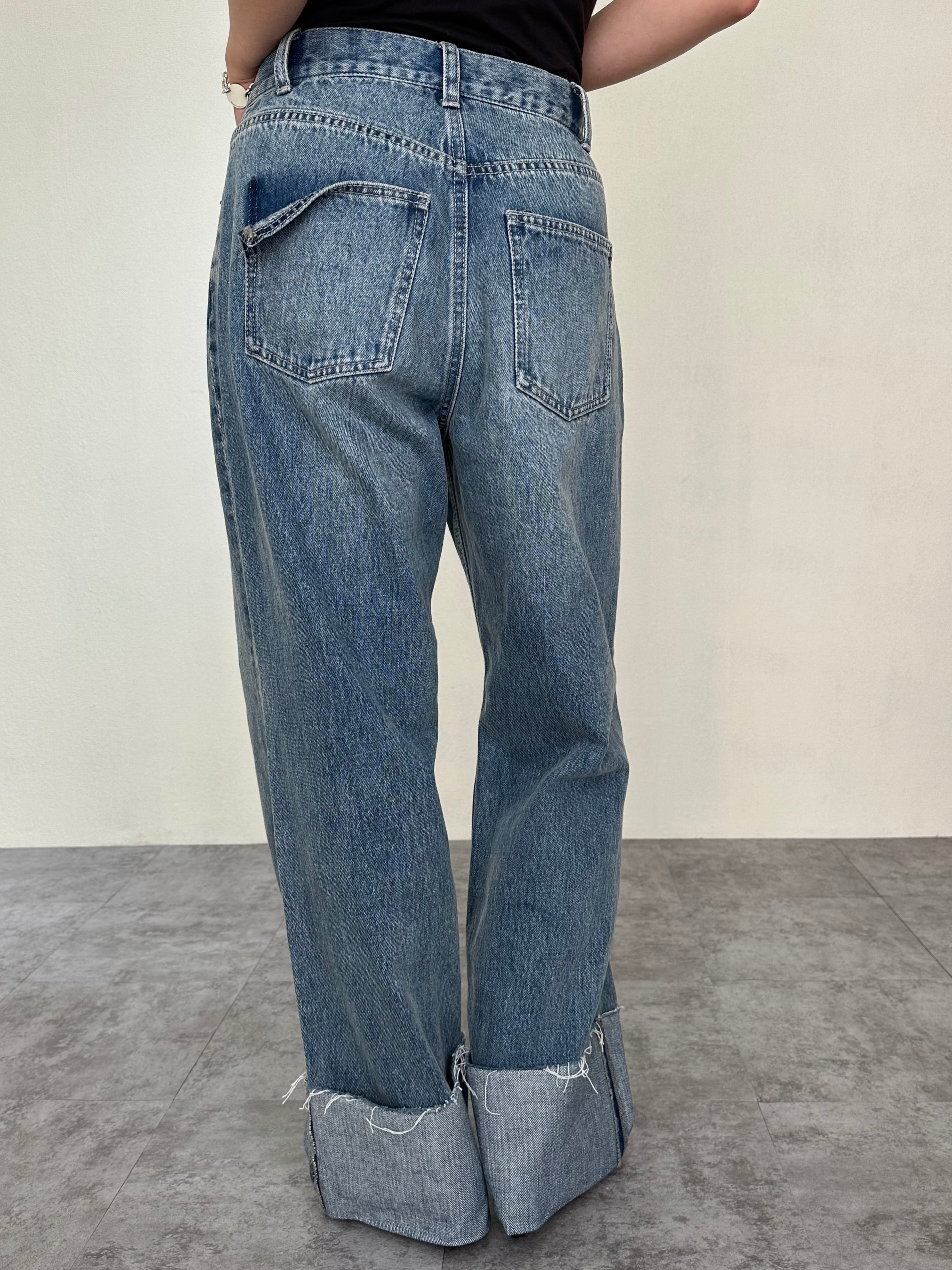 efu ロールアップデニム