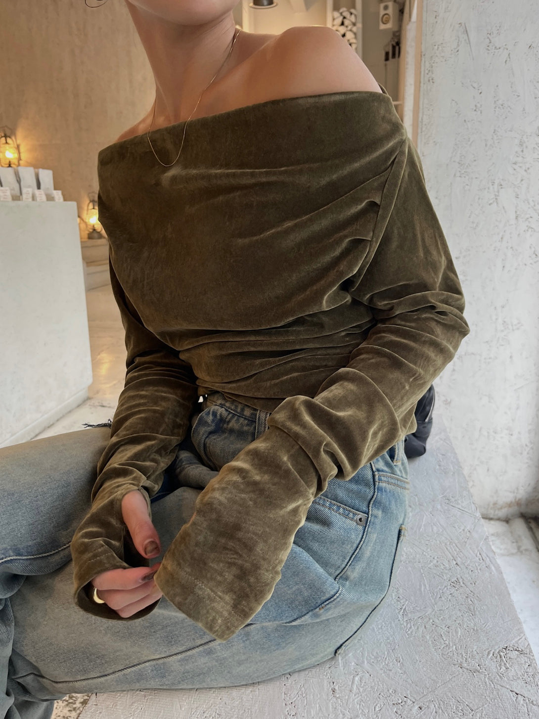 model 155cm / size free