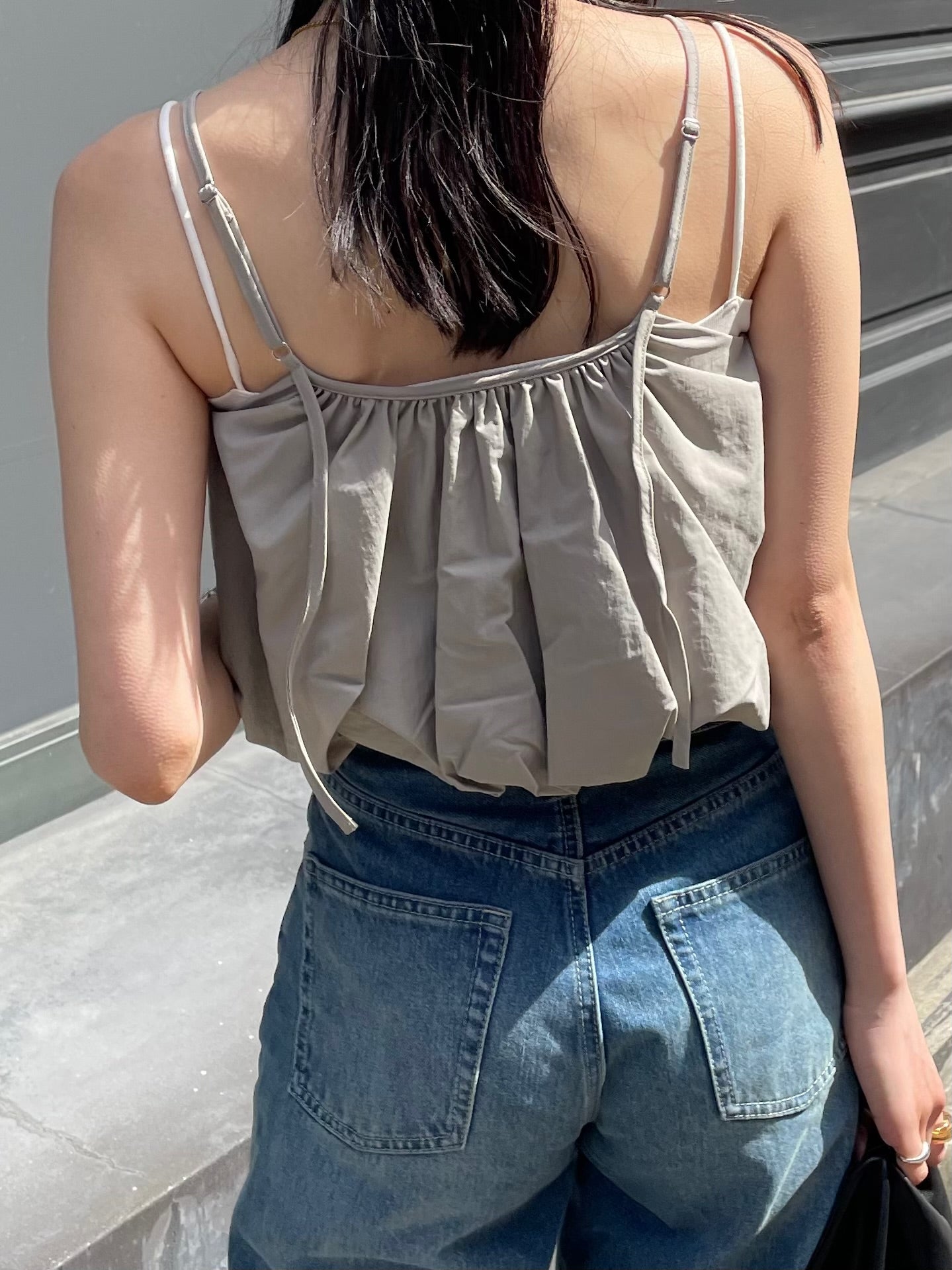 トップス efu BACK OPEN BALLOON CAMISOLE BACK OPEN BALLOON CAMISOLE | efu(エフ)official通販サイト