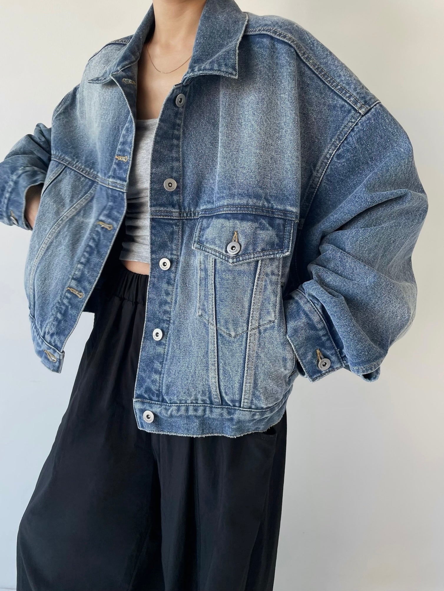VINTAGE WIDE DENIM JACKET | efu(エフ)official通販サイト – efu official