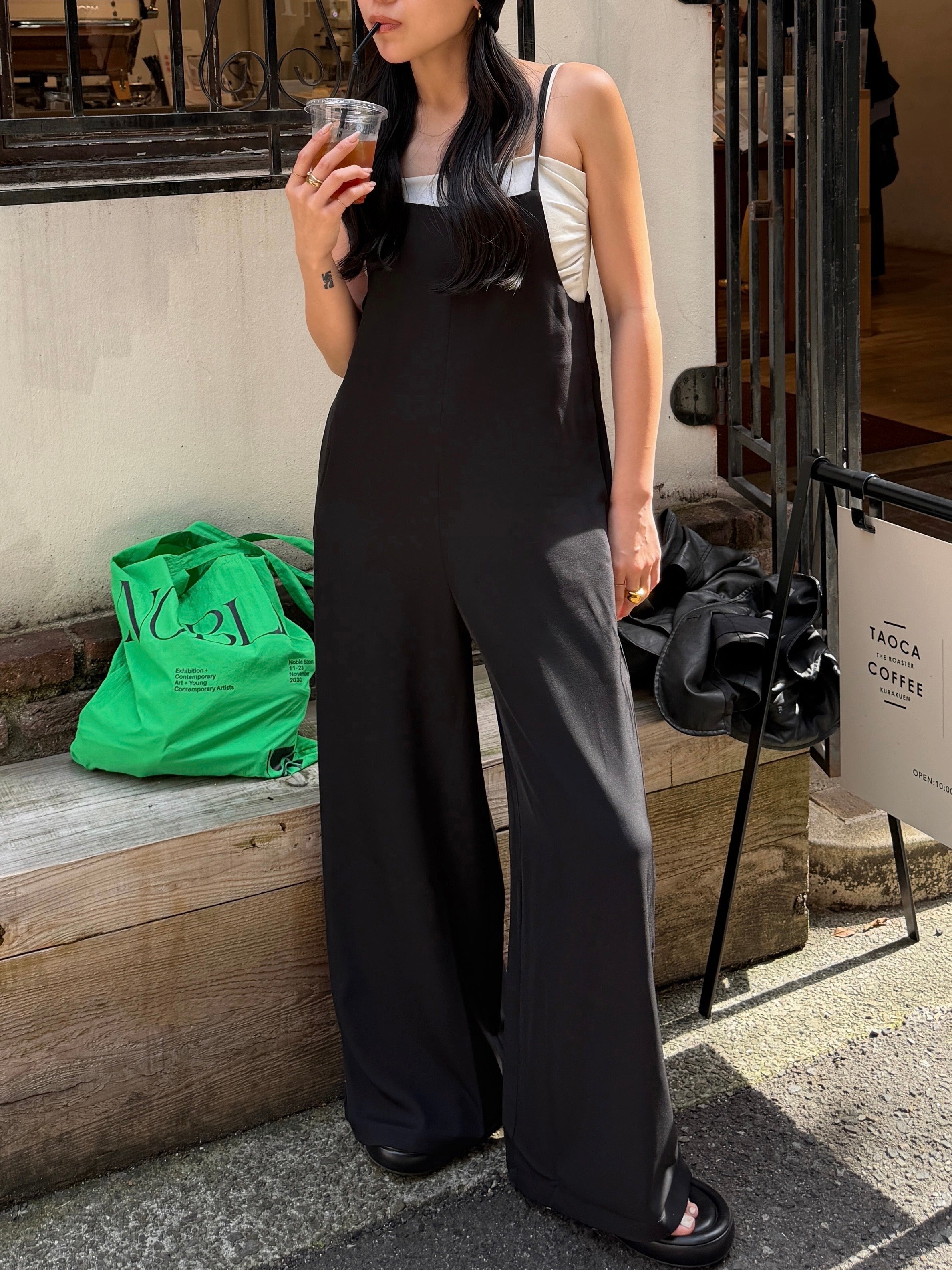 MINIMAL CAMISOLE SALOPETTE | efu(エフ)official通販サイト – efu
