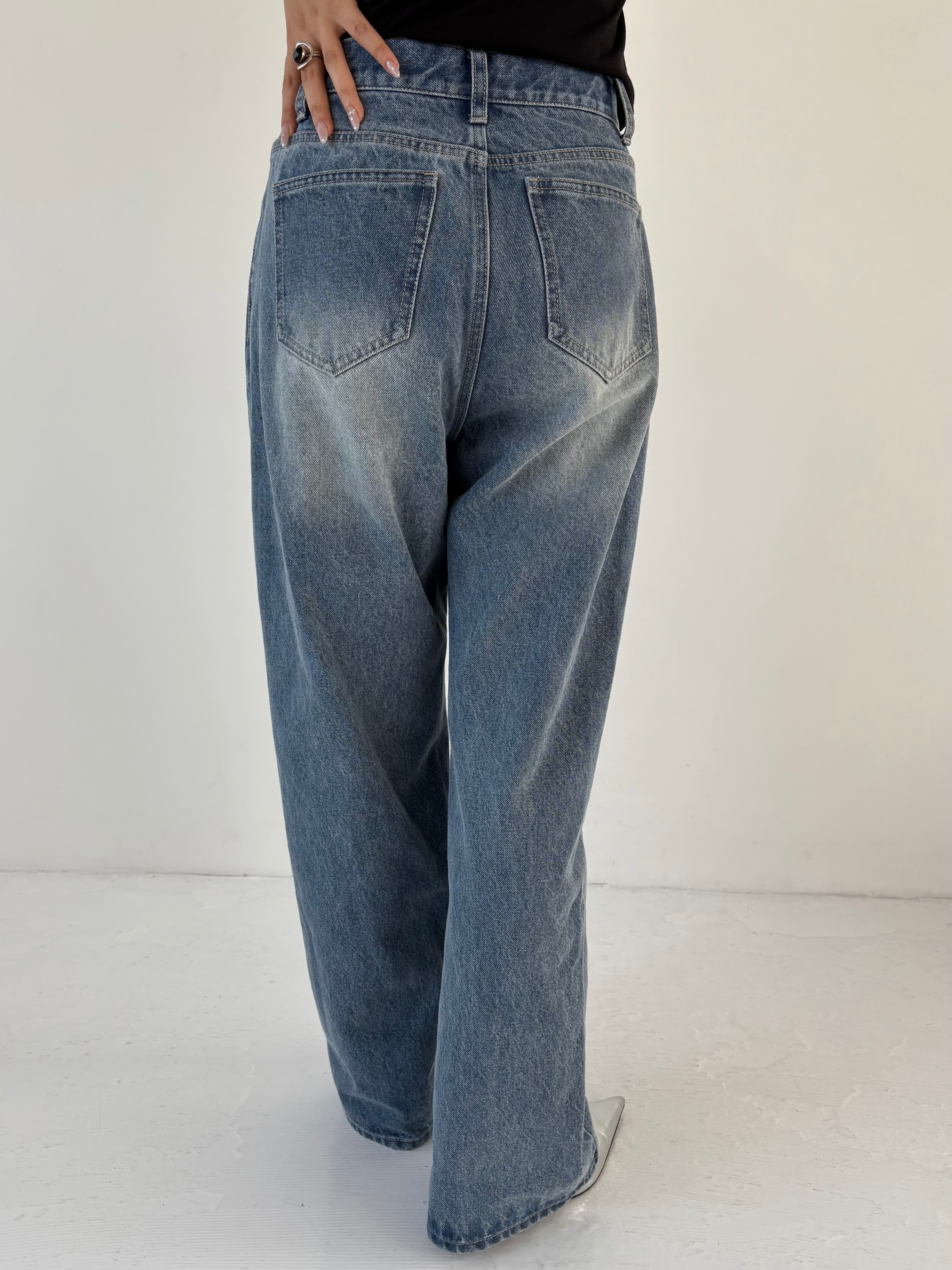 efu エフユー　ロールアップデニム VINTAGE LOOSE STRAIGHT DENIM | efu(エフ)official通販サイト – efu