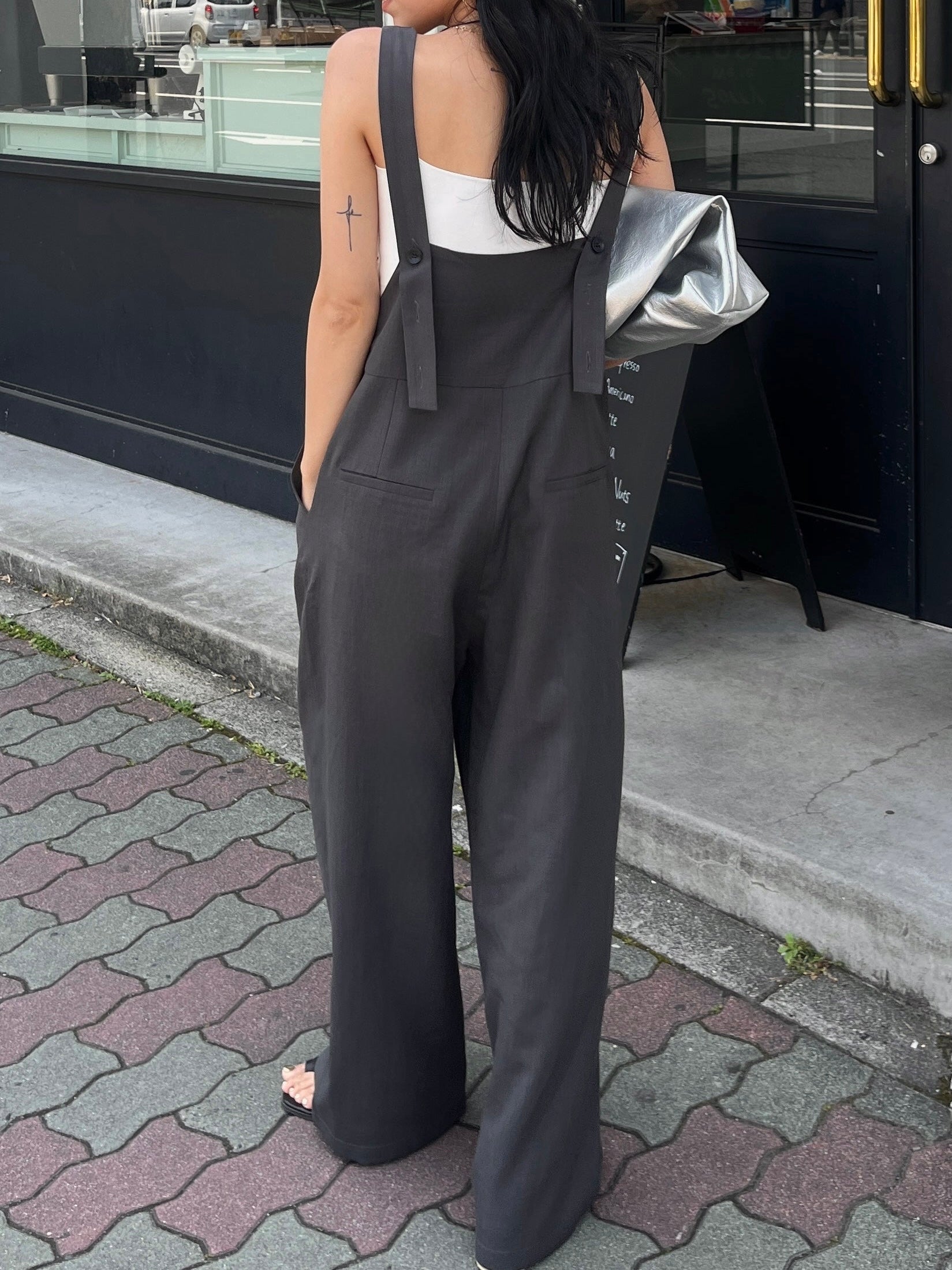 efu V NECK RELAXED OVERALL