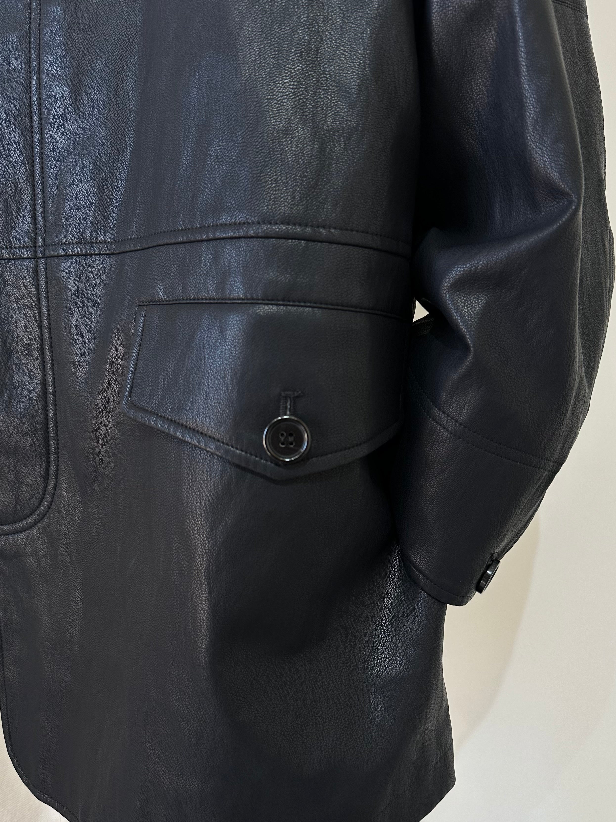FAKE LEATHER HALF COAT | efu(エフ)official通販サイト – efu FAKE LEATHER HALF COAT | efu(エフ)official通販サイト – efu