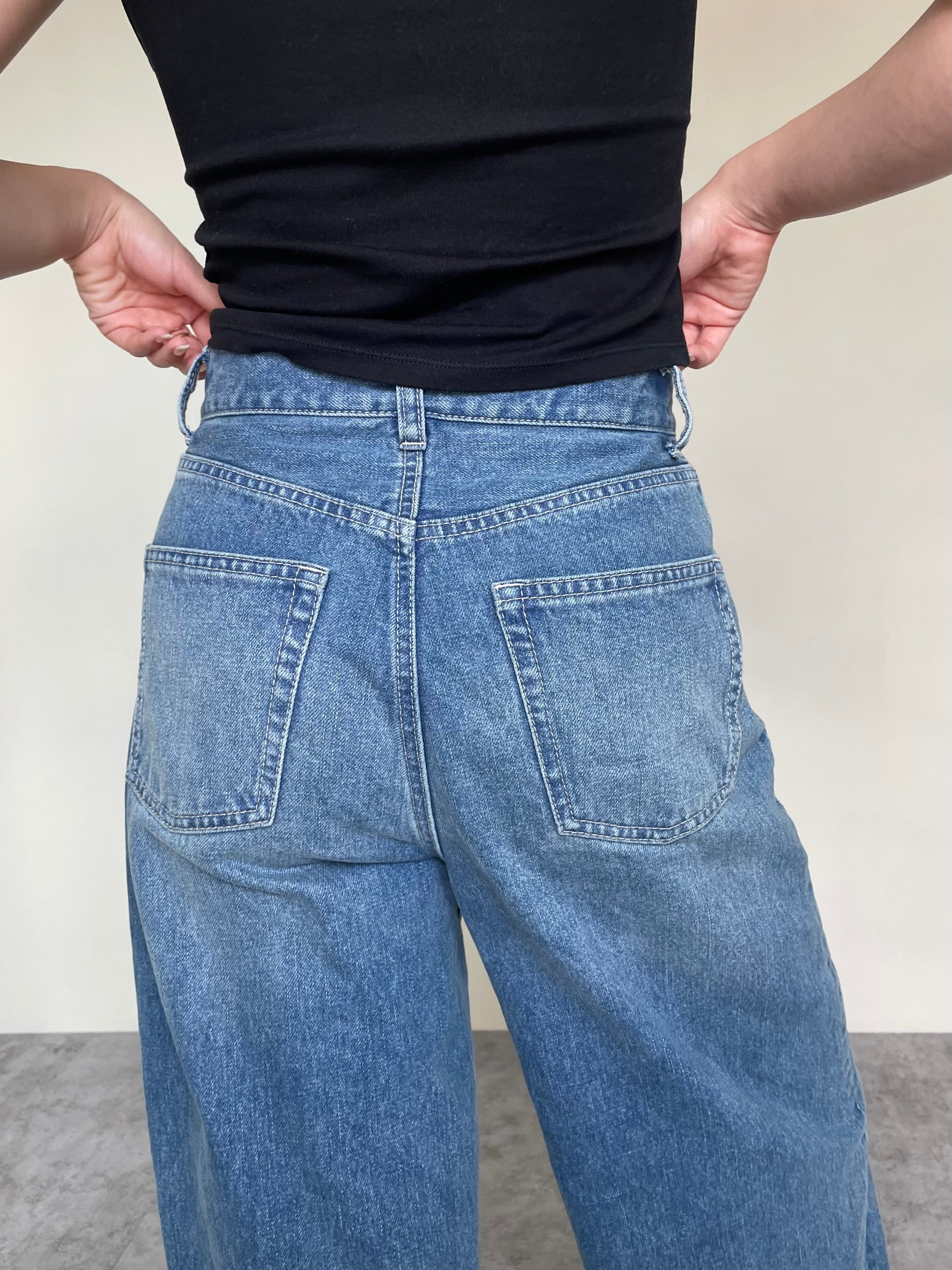 efu エフ HIGH WAIST SLIM WIDE DENIM HIGH WAIST SLIM WIDE DENIM | efu(エフ)official通販サイト