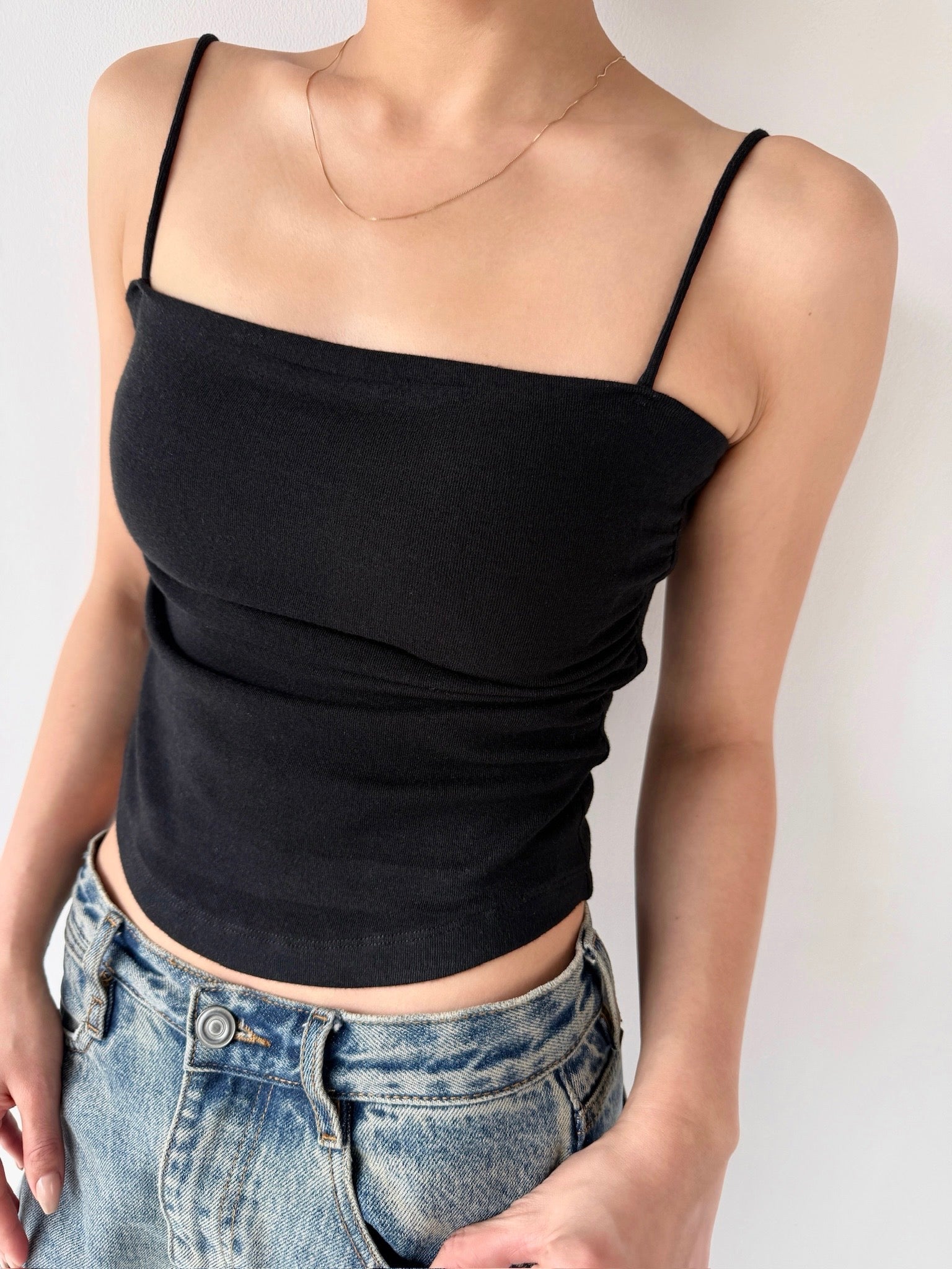 PAD IN GATHER CAMISOLE | efu(エフ)official通販サイト – efu official