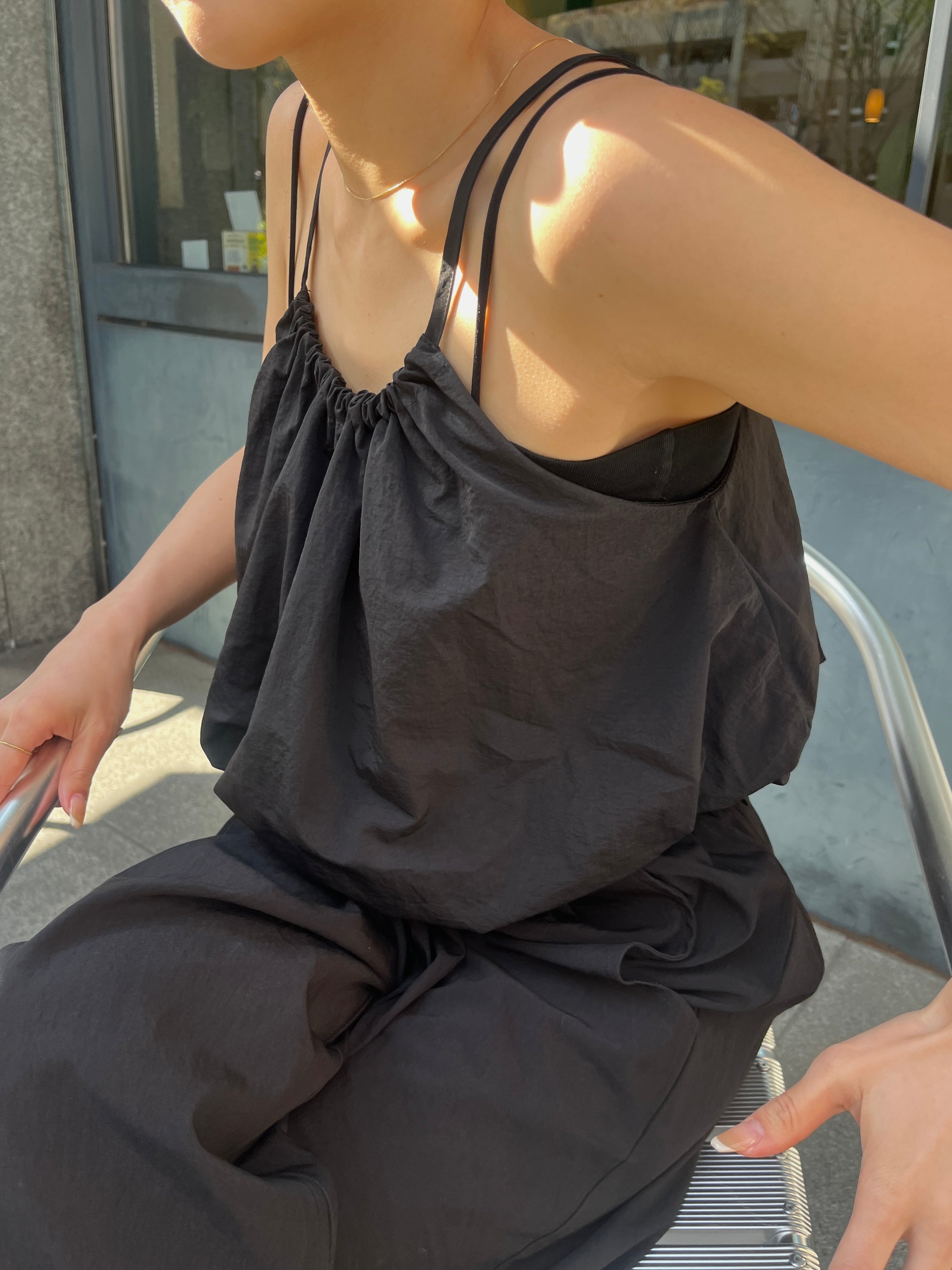トップス efu BACK OPEN BALLOON CAMISOLE BACK OPEN BALLOON CAMISOLE | efu(エフ)official通販サイト