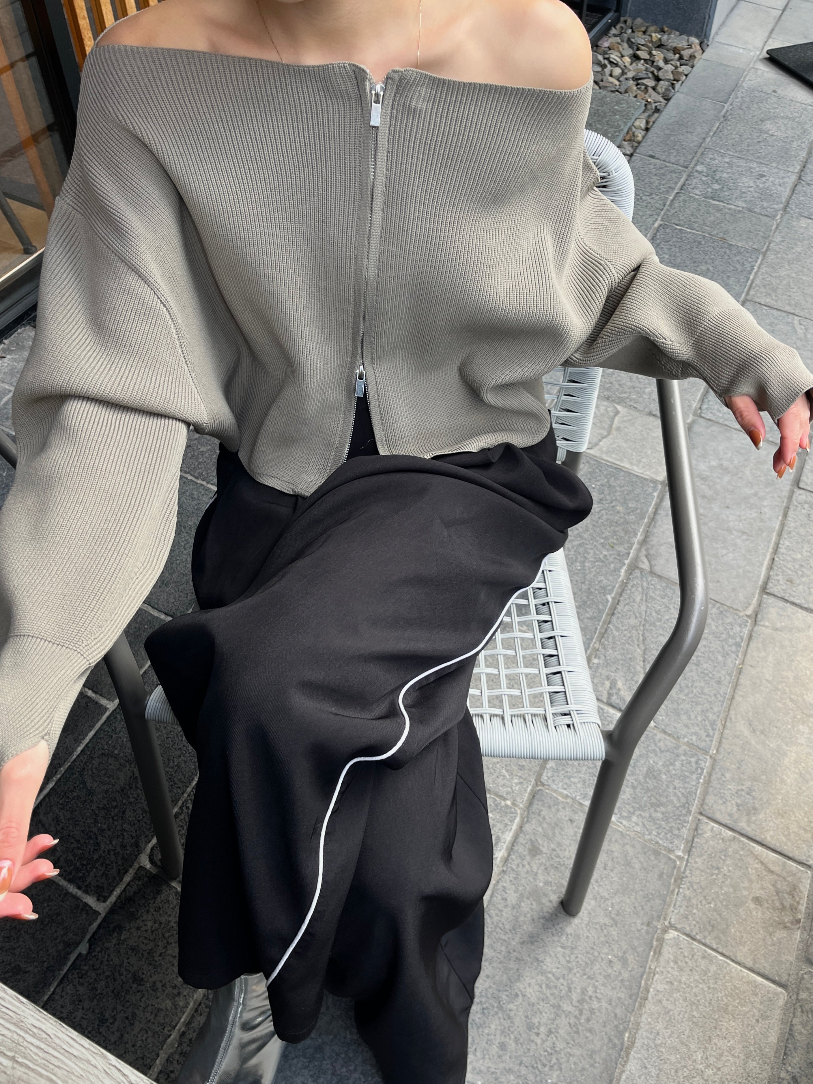 LINE LOOSE TUCK PANTS | efu(エフ)official通販サイト – efu