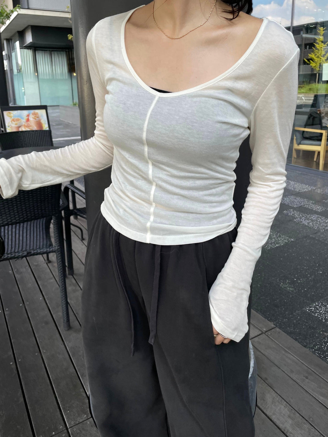 model 160cm / size free