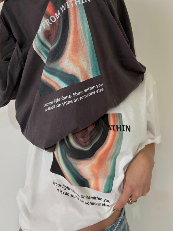 【PRE ORDER】MARBLE PHOTO TEE  (8月上旬〜8月中旬発送予定)