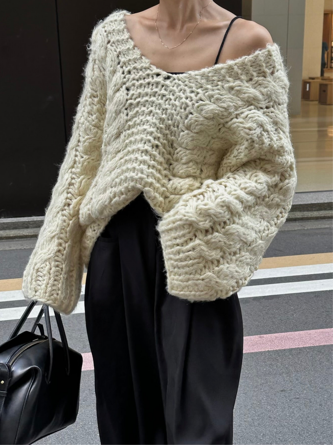 HAND CABLE KNIT | efu(エフ)official通販サイト – efu official HAND CABLE KNIT | efu(エフ)official通販サイト – efu official
