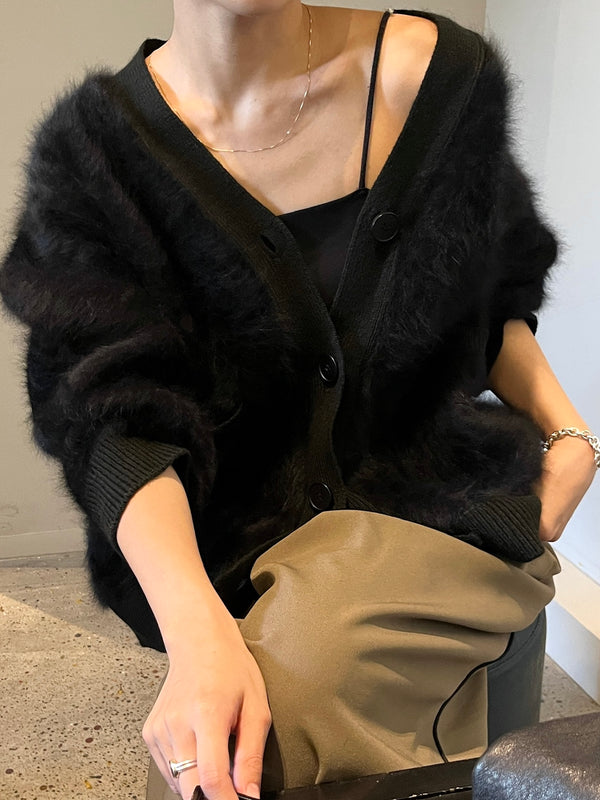 【PRE ORDER】FUR KNIT CARDIGAN (10月中旬〜下旬発送予定)