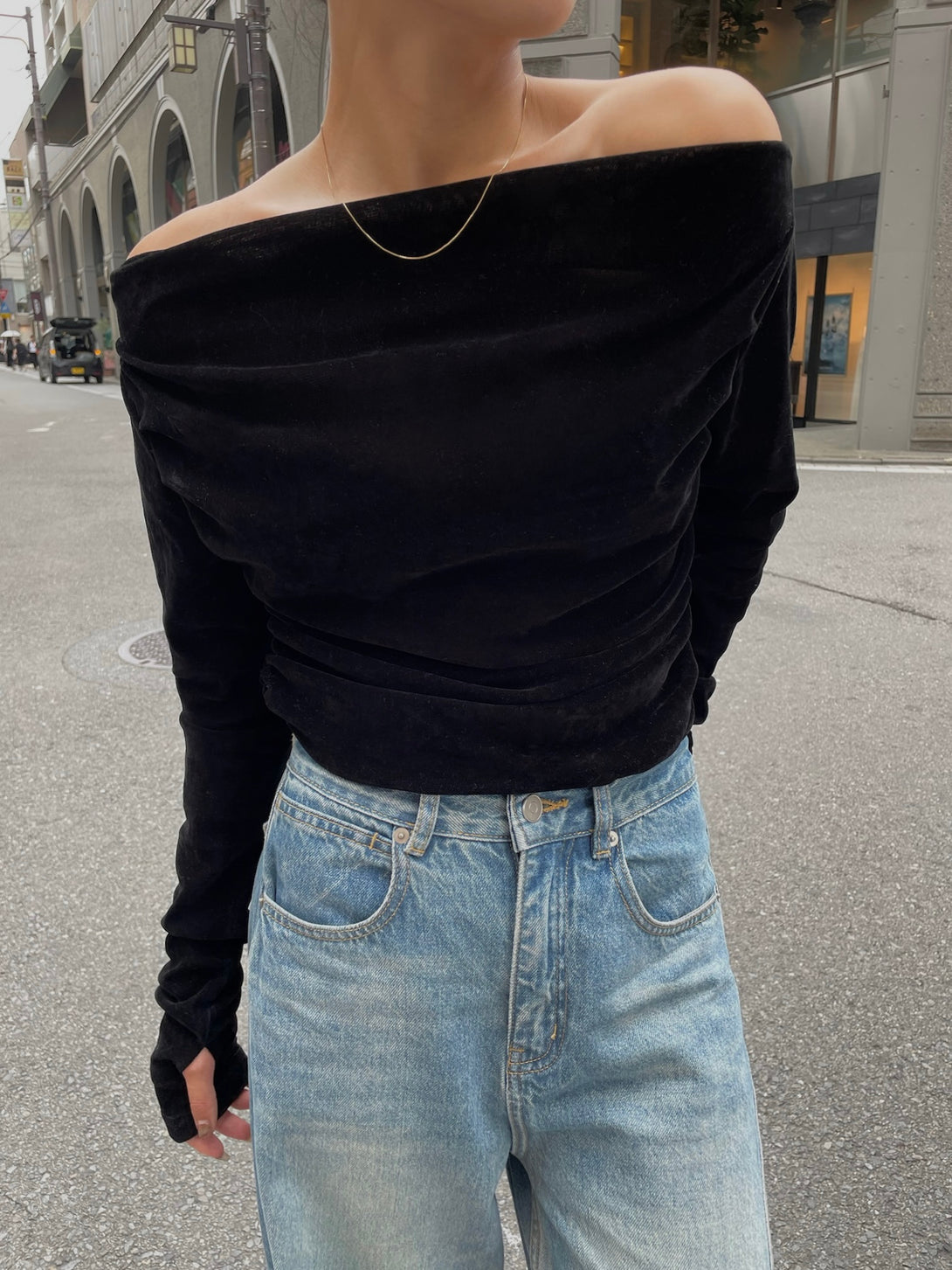 model 155cm / size free