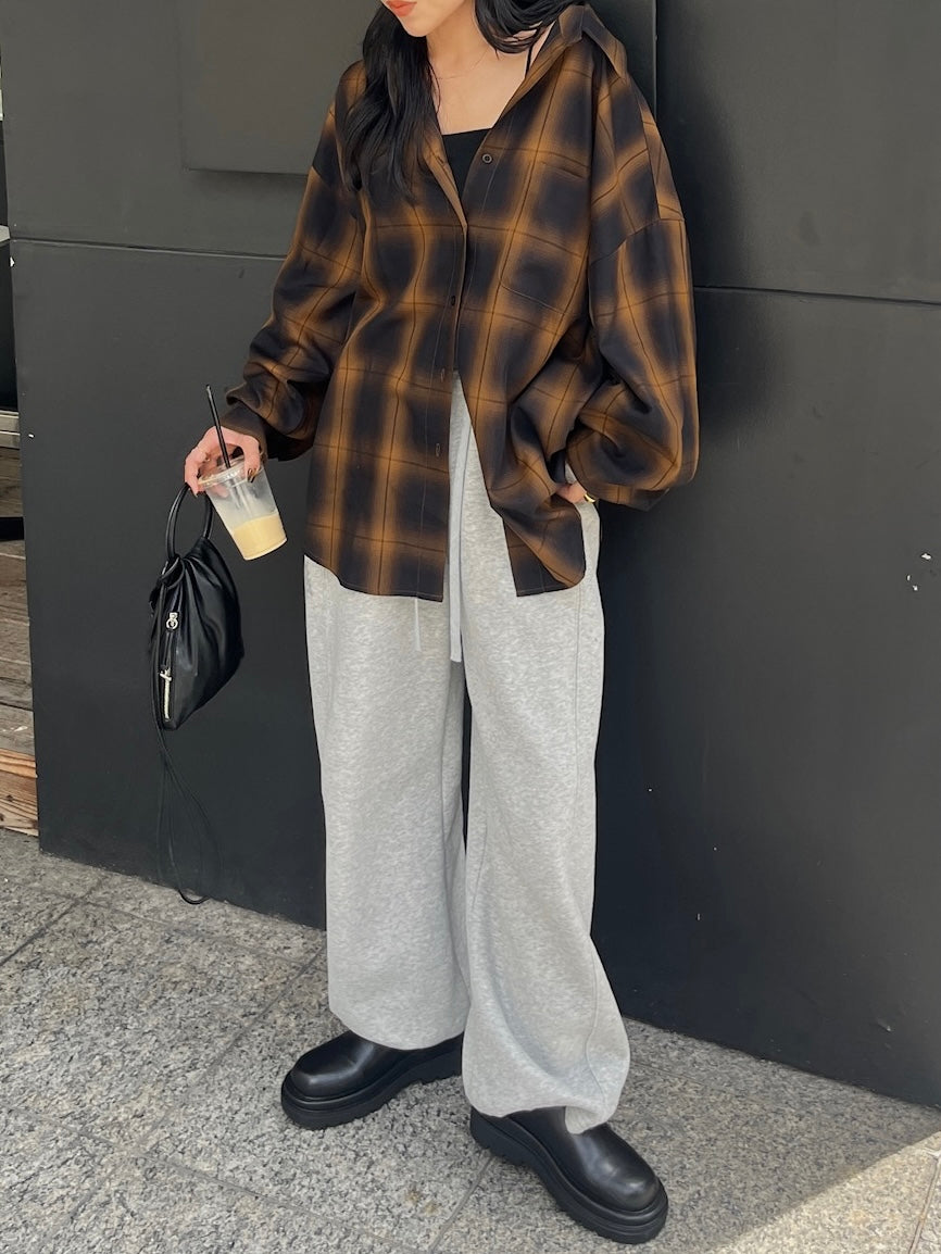 FADE CHECK OVER SHIRT | efu(エフ)official通販サイト – efu official