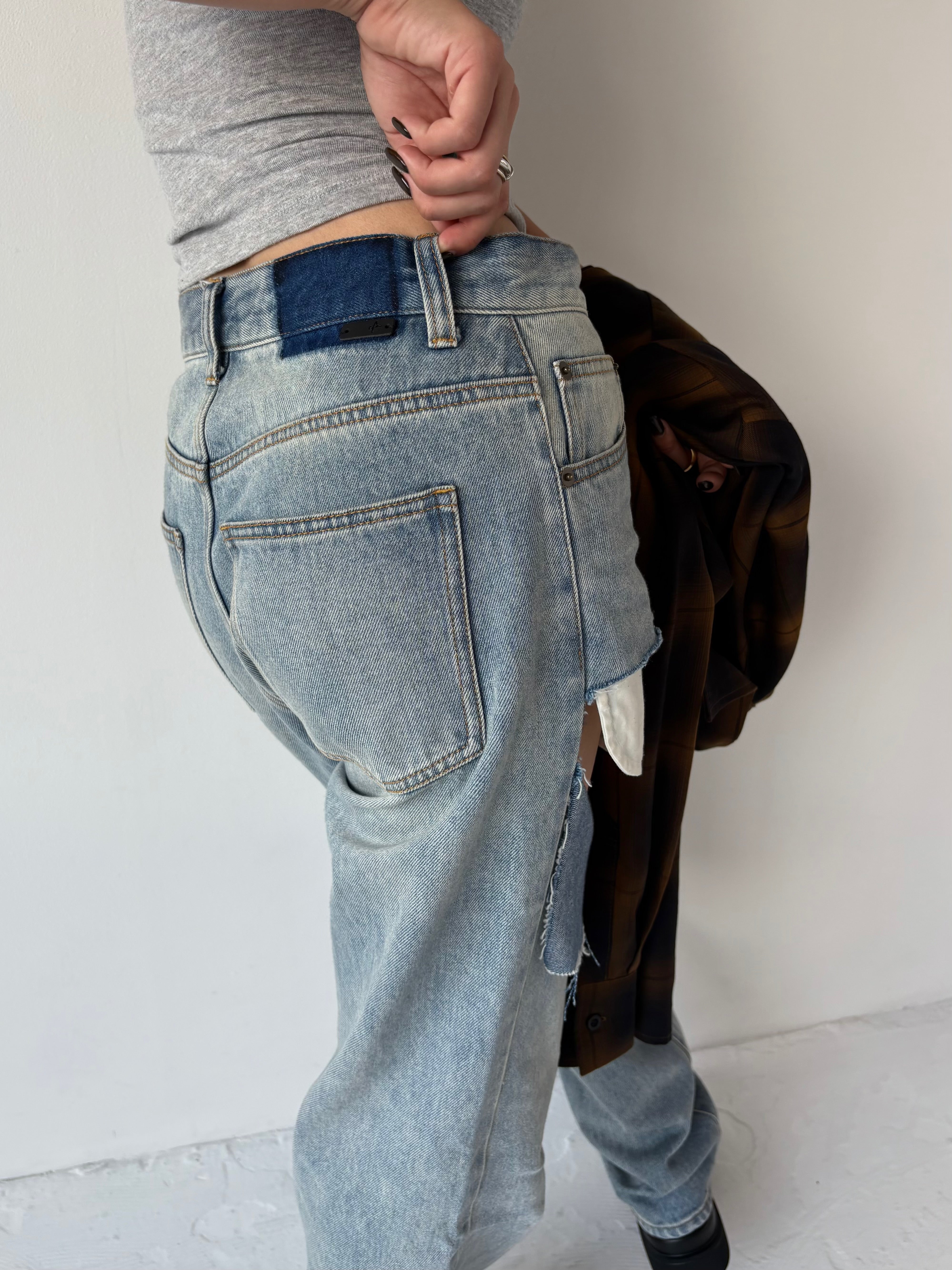 CUT OUT STRAIGHT DENIM | efu(エフ)official通販サイト – efu official