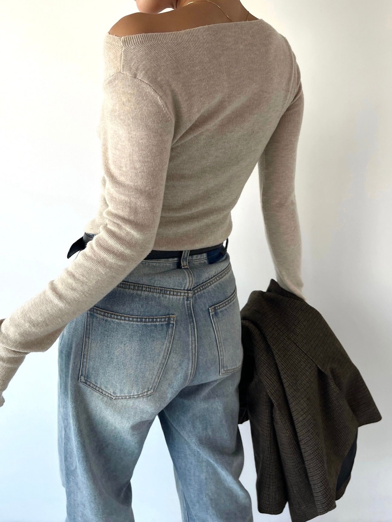 SHEER LONG SLEEVE KNIT | efu(エフ)official通販サイト – efu SHEER LONG SLEEVE KNIT | efu(エフ)official通販サイト – efu