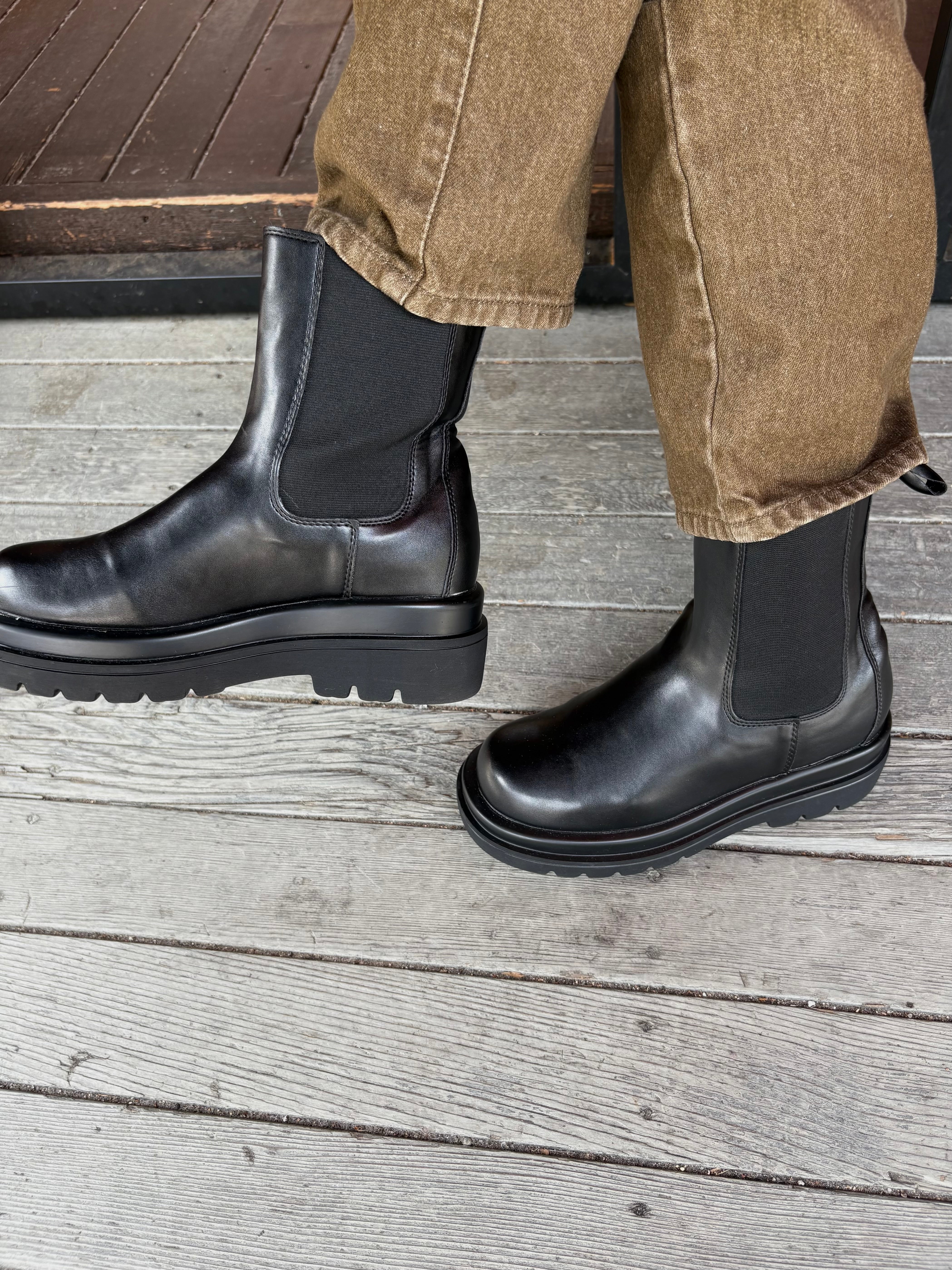 靴 efu PLATFORM SIDE GORE BOOTS PLATFORM SIDE GORE BOOTS | efu(エフ)official通販サイト – efu official