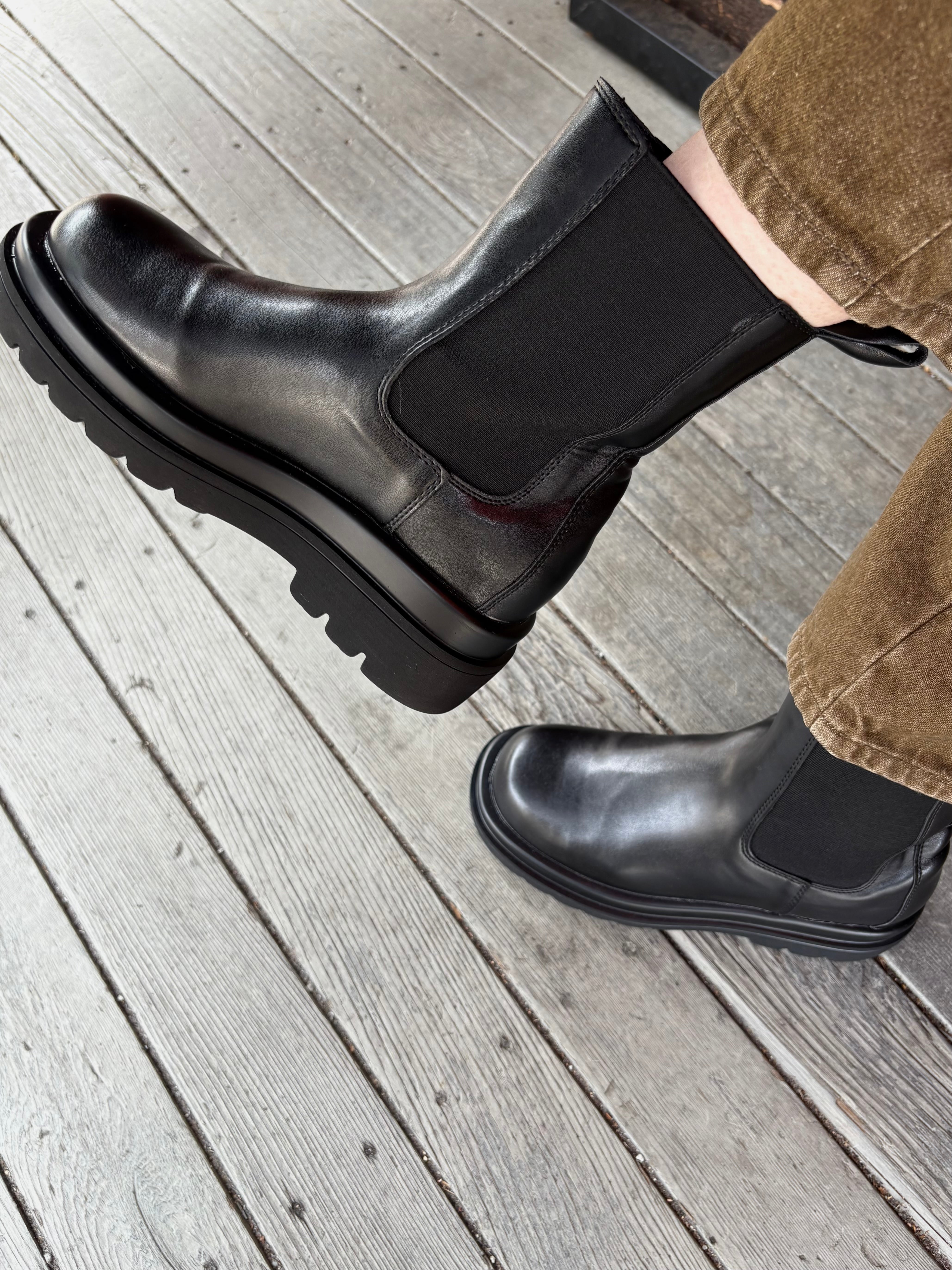 PLATFORM SIDE GORE BOOTS | efu(エフ)official通販サイト – efu official