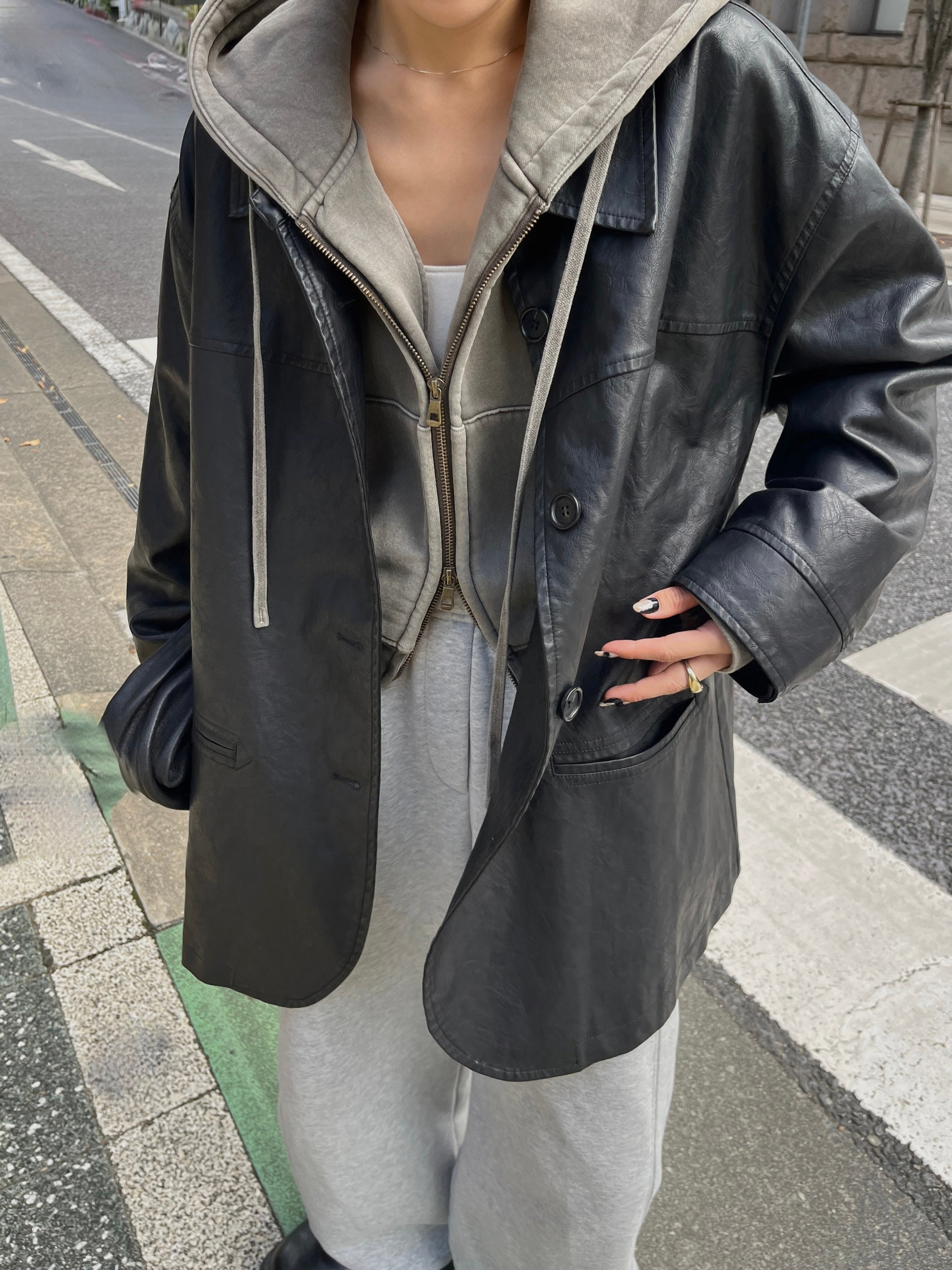 VINTAGE SHORT HOODIE | efu(エフ)official通販サイト – efu official