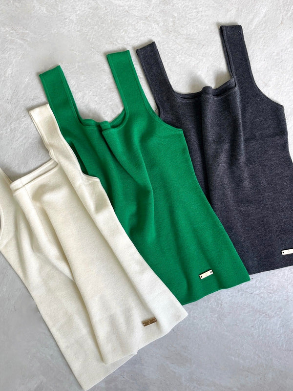 SQUARE KNIT TANK
