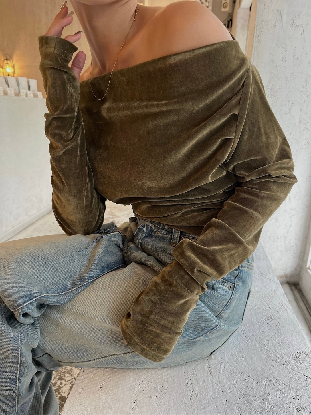 model 155cm / size free