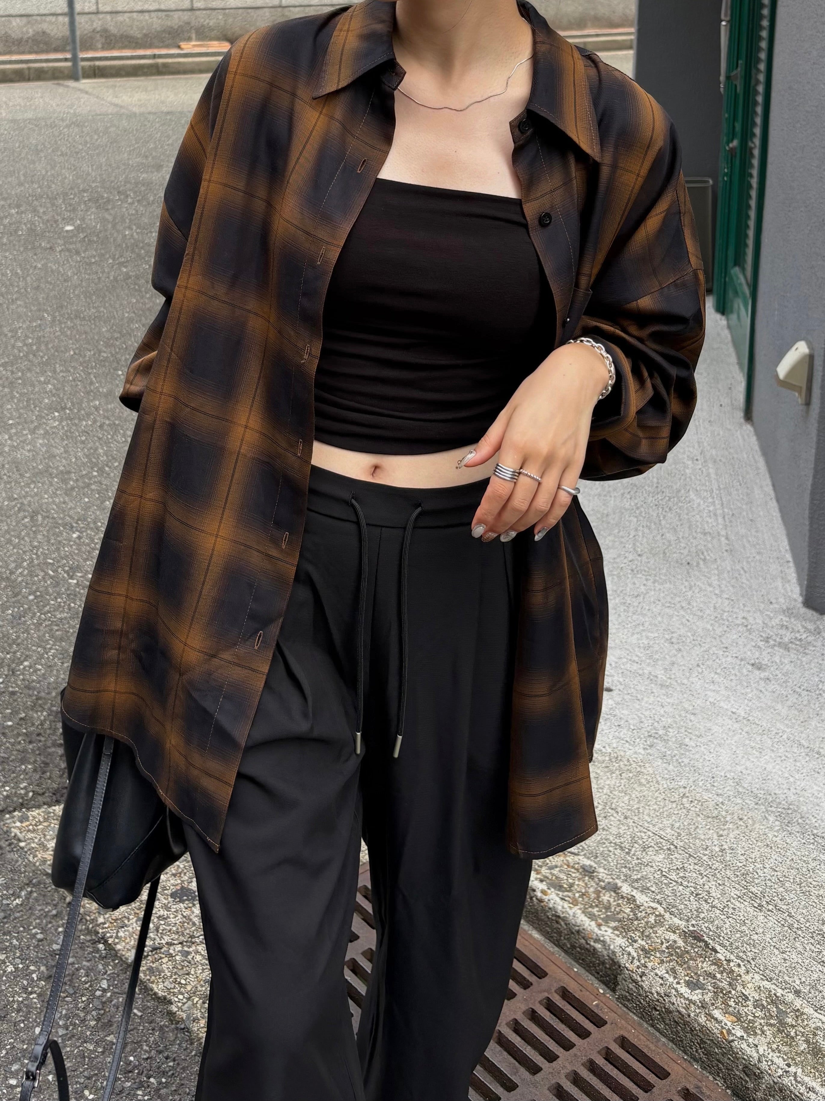 トップス efu FADE CHACK OVER SHIRT FADE CHECK OVER SHIRT | efu(エフ)official通販サイト – efu official