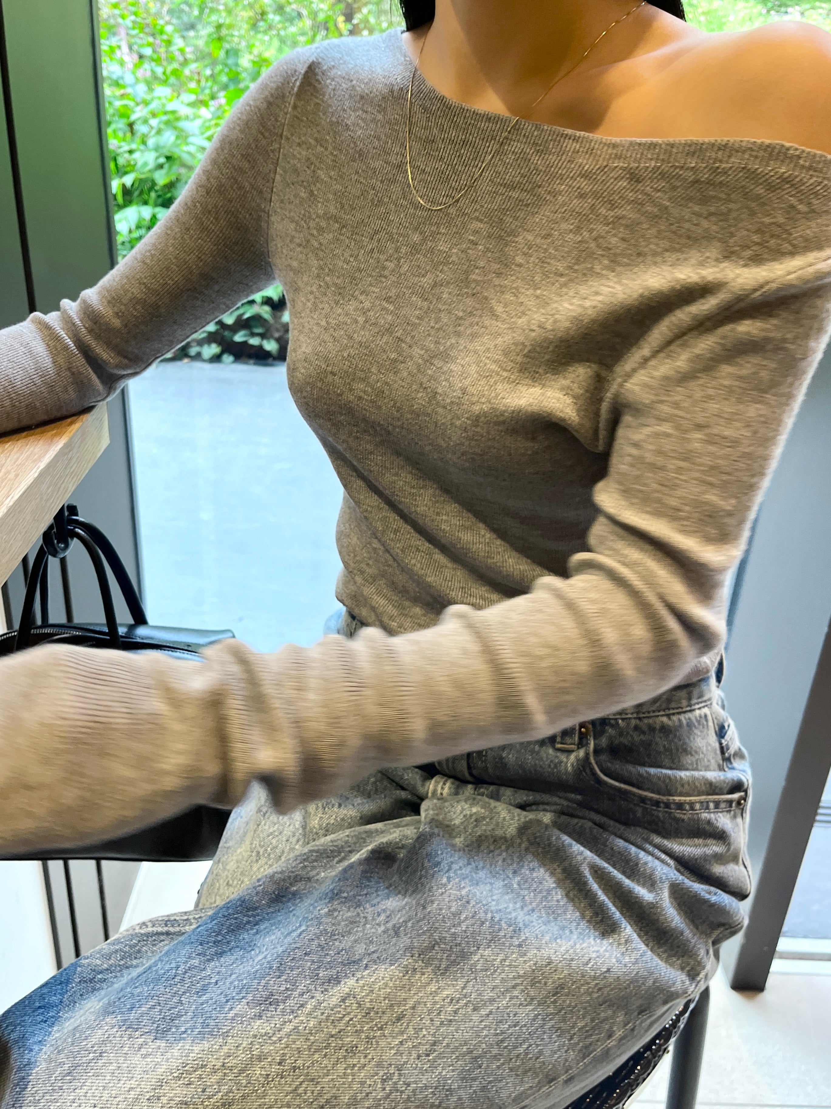 新品タグ付 25SS NEAU sheer long sleeve knit SHEER LONG SLEEVE KNIT (3color) – NEAU__online