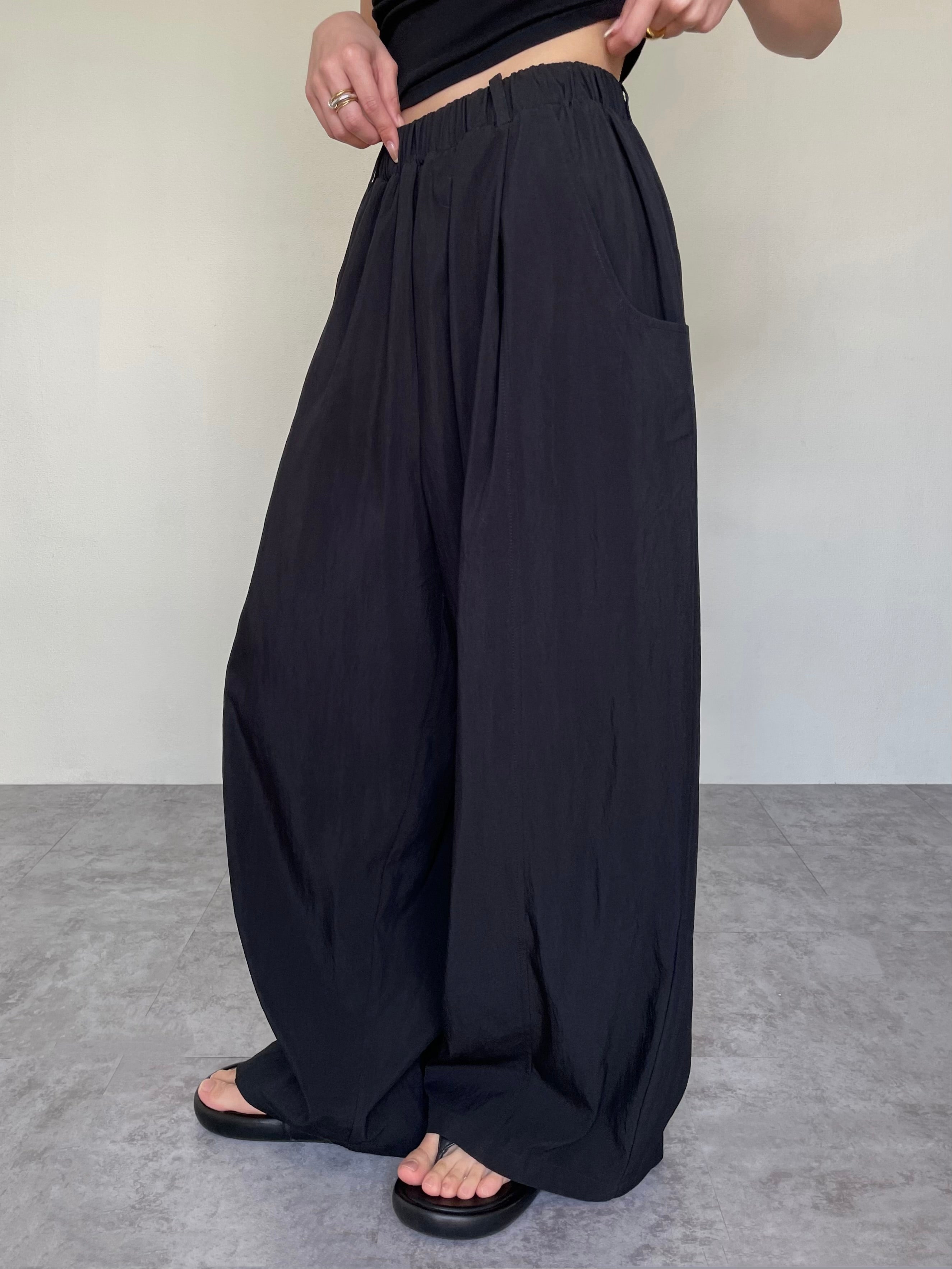 【美品】efu POCKET DESIGN EASY PANTS ブラック POCKET DESIGN EASY PANTS | efu(エフ)official通販サイト – efu