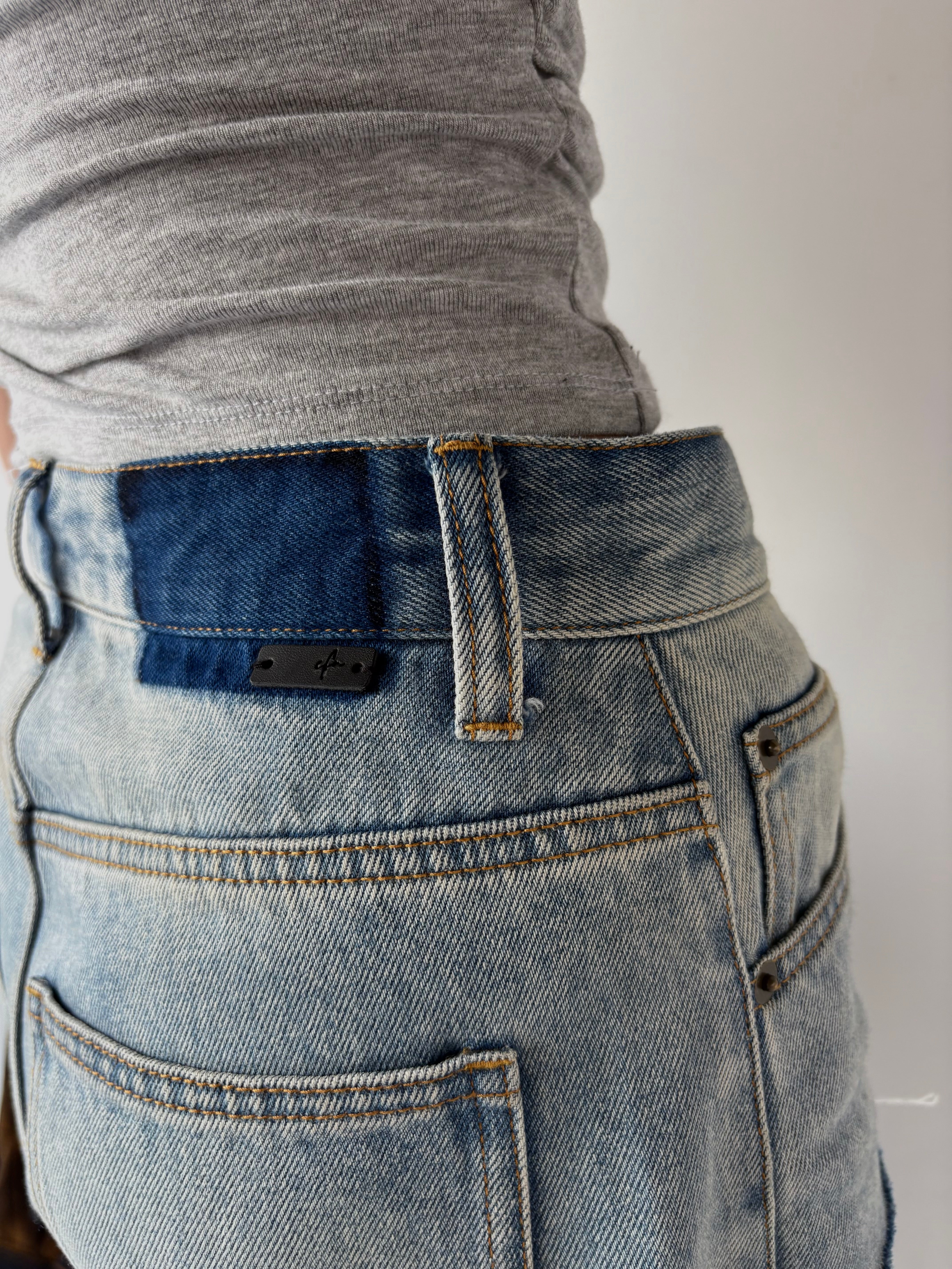 CUT OUT STRAIGHT DENIM | efu(エフ)official通販サイト – efu official