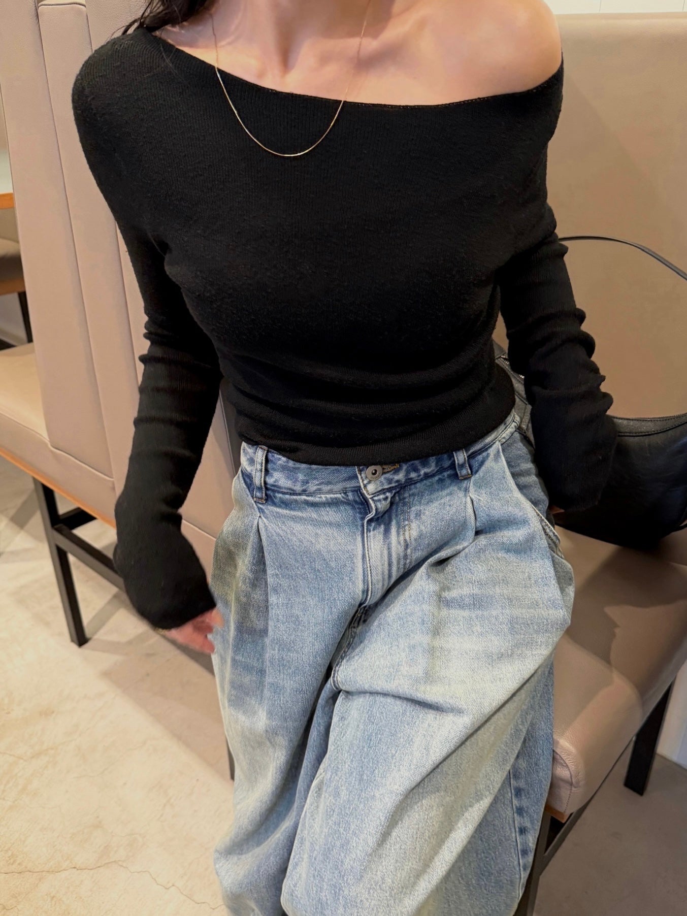 【新品 完売品】【EFU】SHEER LONG SLEEVE KNIT SHEER LONG SLEEVE KNIT | efu(エフ)official通販サイト – efu official