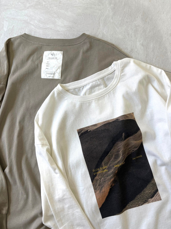【PRE ORDER】EARTH LINE LONG SLEEVE TEE (10月中旬〜10月下旬発送予定)