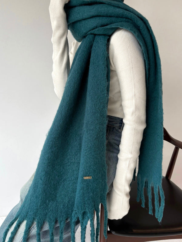 OVERSIZED FRINGE SCARF（一部：12月中旬〜12月下旬発送予定）