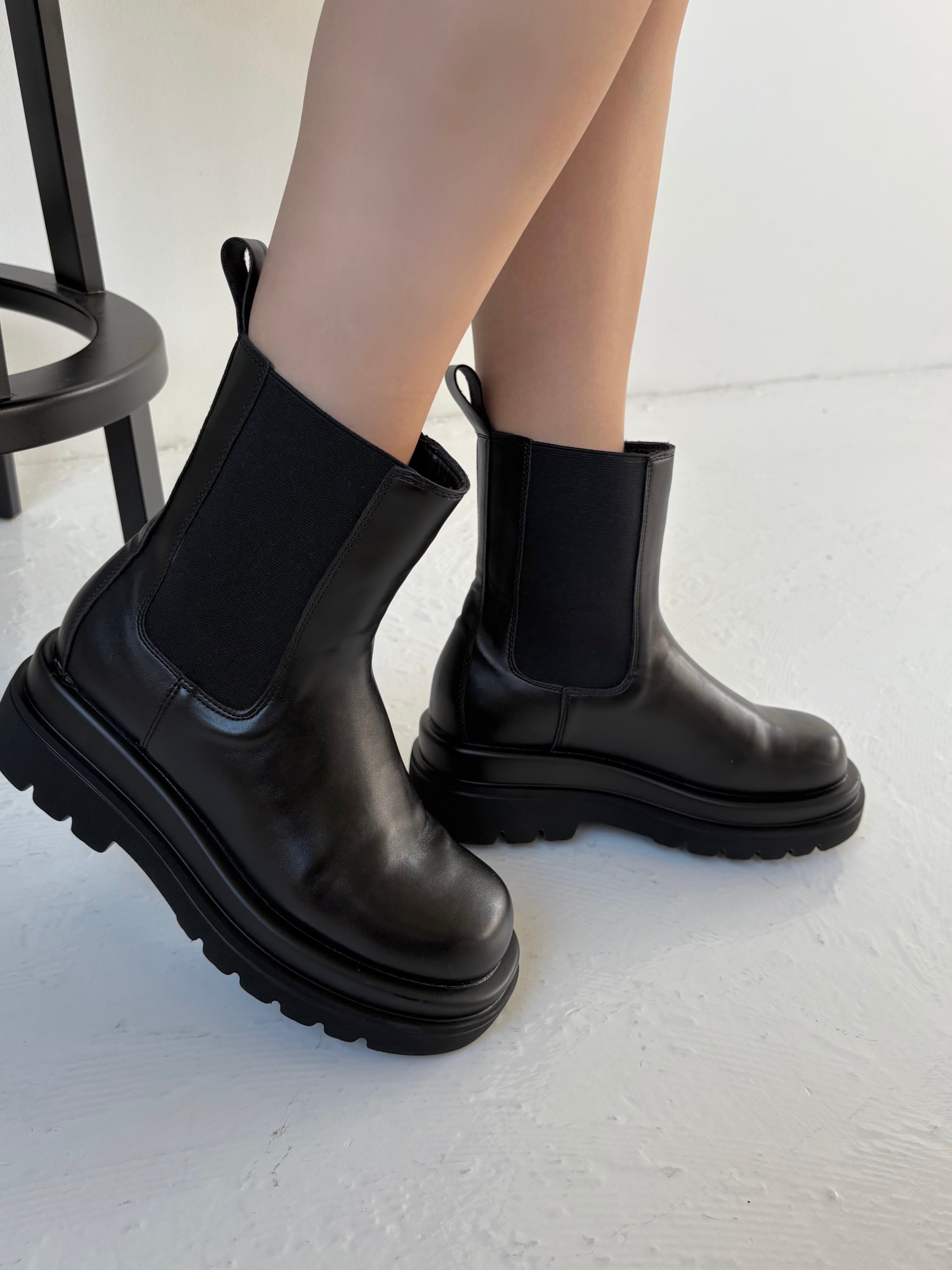 PLATFORM SIDE GORE BOOTS | efu(エフ)official通販サイト – efu