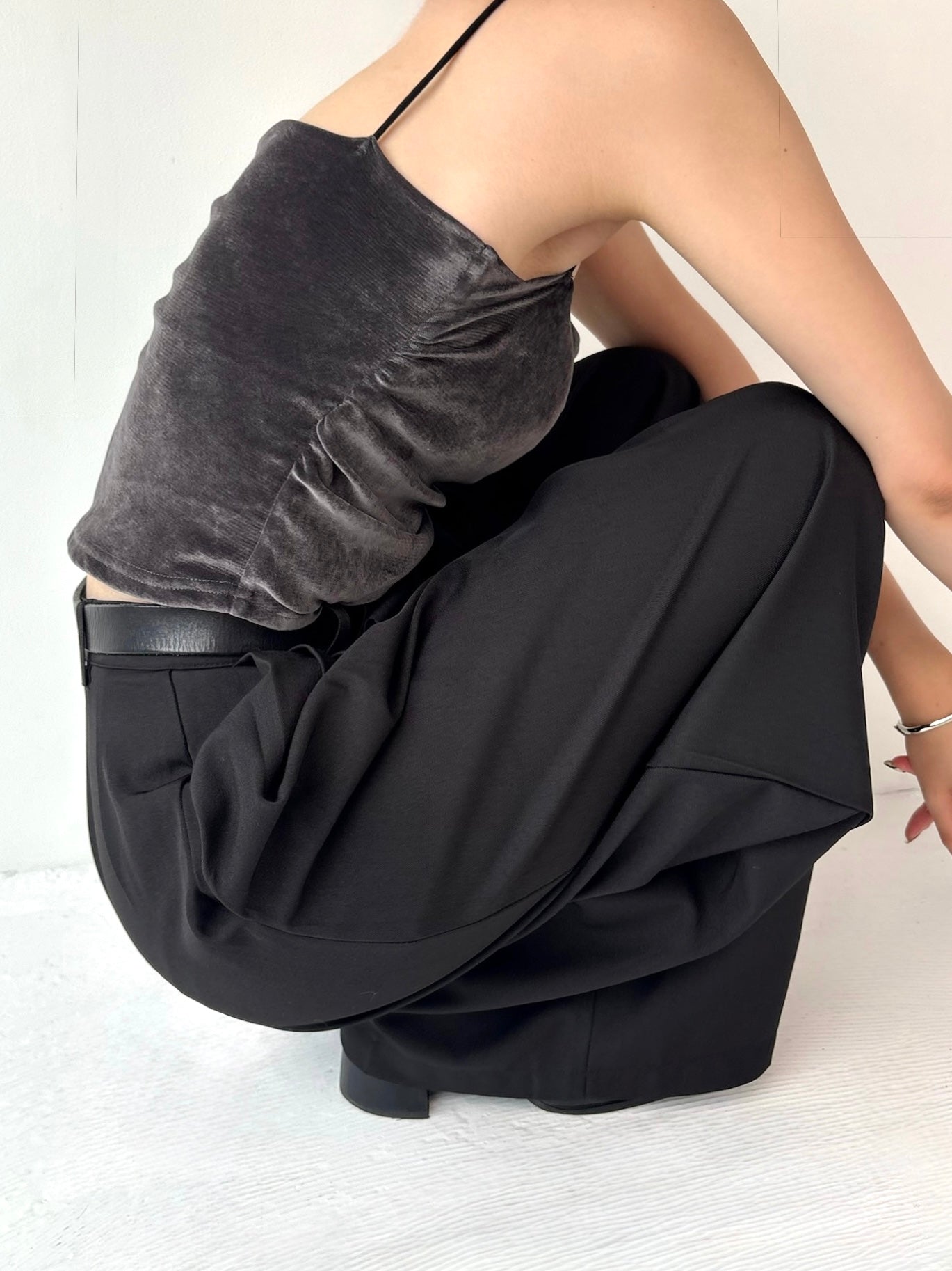 efu PAD IN GATHER CAMISOLE アイボリー 新品 PAD IN GATHER CAMISOLE