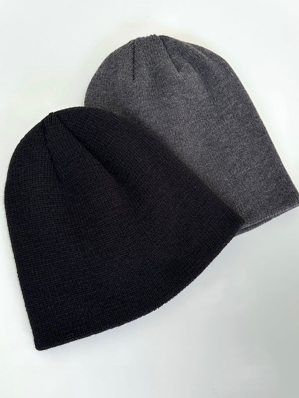 RIB KNIT BEANIE