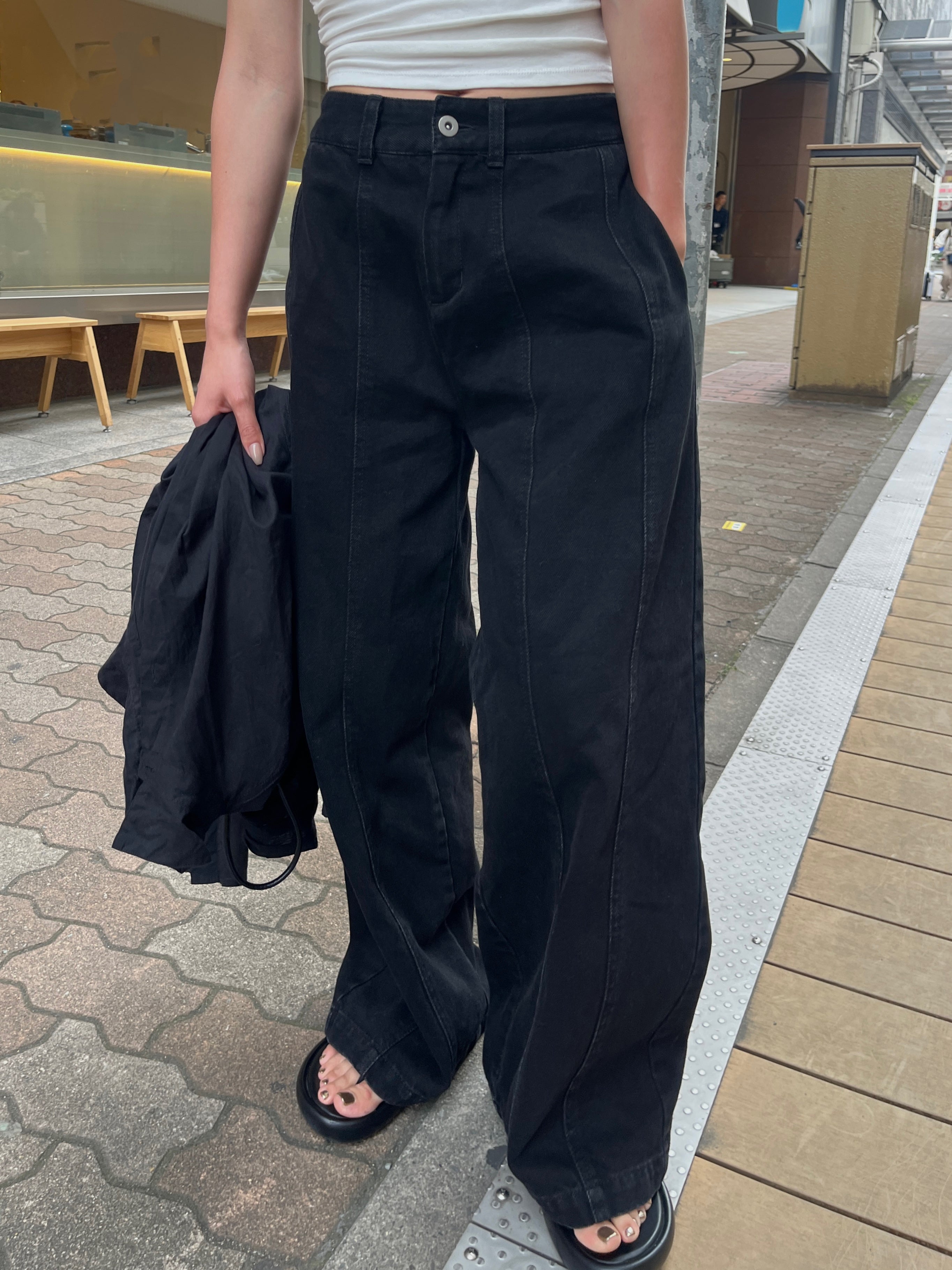 CURVED BLACK DENIM | efu(エフ)official通販サイト – efu official