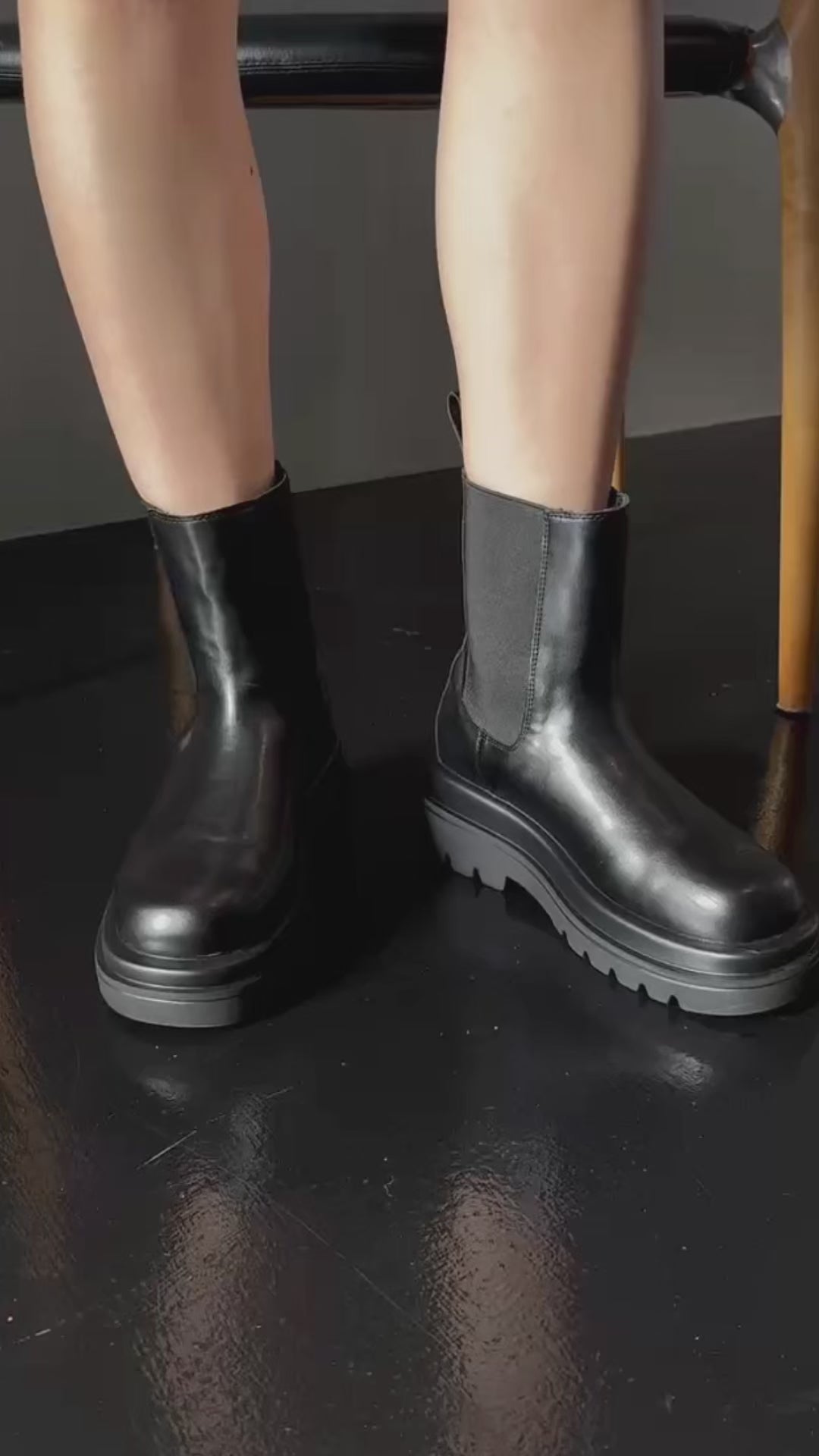 PLATFORM SIDE GORE BOOTS | efu(エフ)official通販サイト – efu