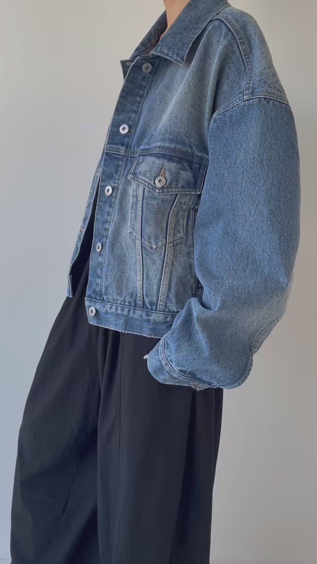 VINTAGE WIDE DENIM JACKET | efu(エフ)official通販サイト – efu official